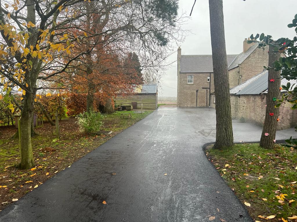 Farm House Drive Surfacing Contractor - Duns, Borders