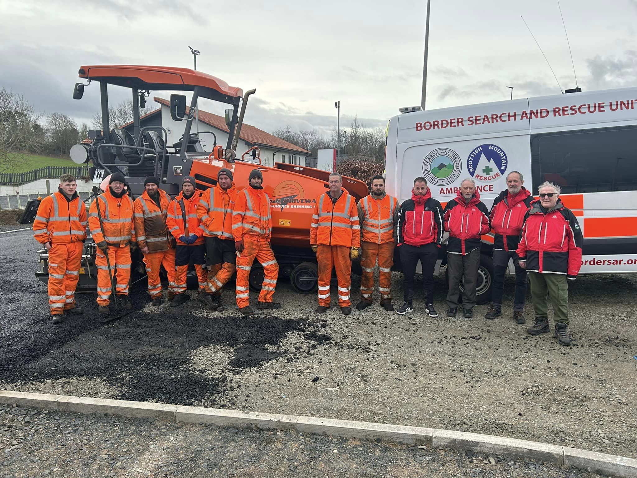 surface works for Borders Search & Rescue Team