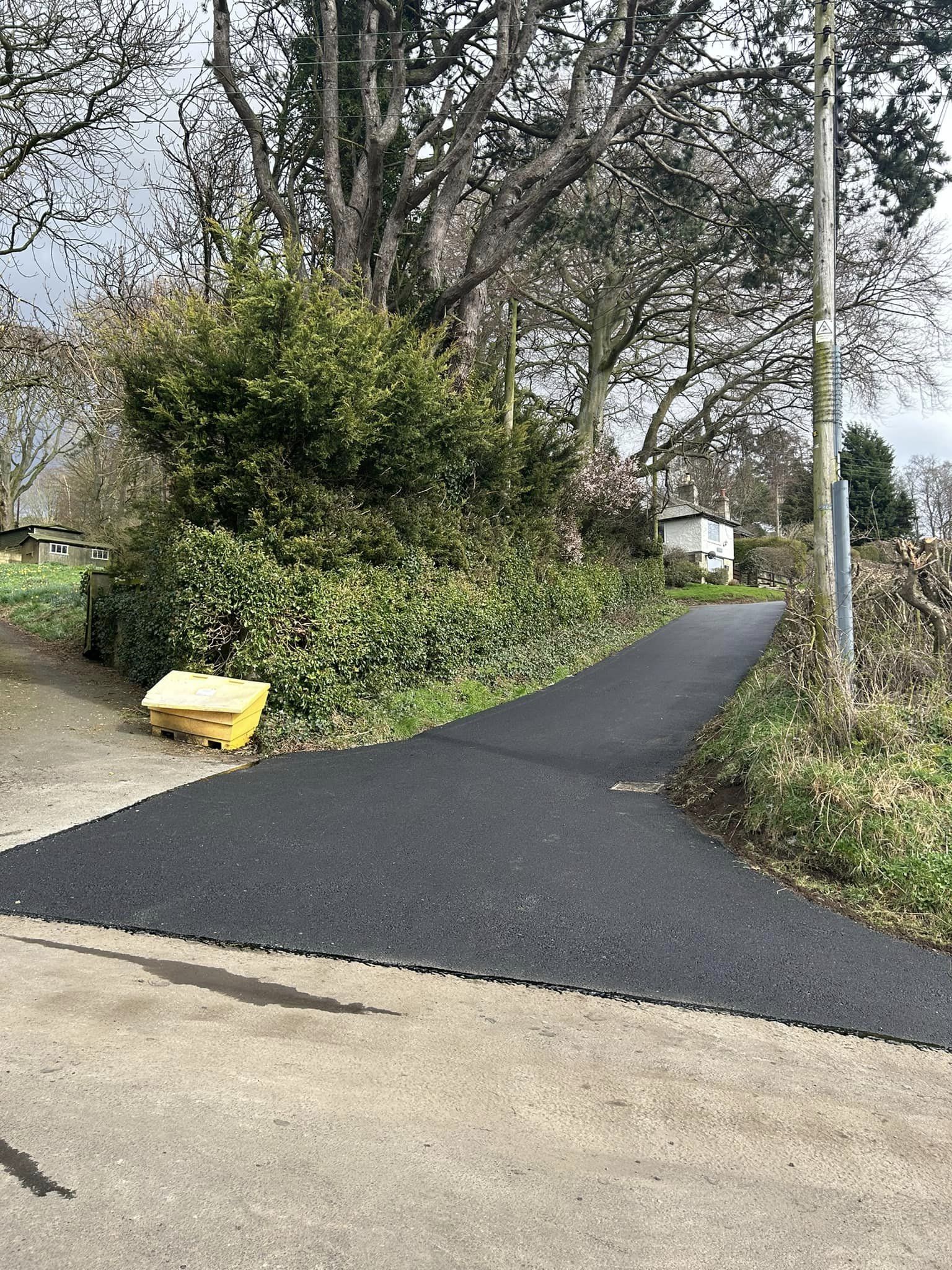 Morpeth Northumberland New Tarmac Shared Access Road - Tarmac Contractors