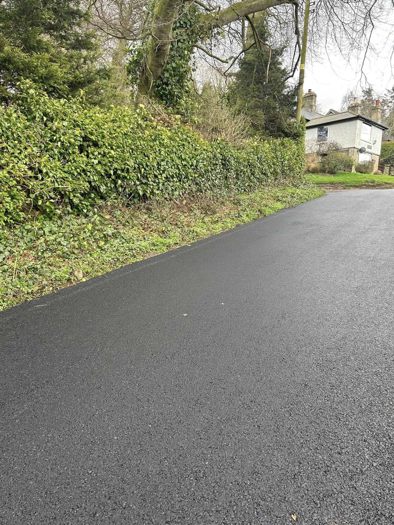 Morpeth Northumberland New Tarmac Shared Access Road - Tarmac Contractors