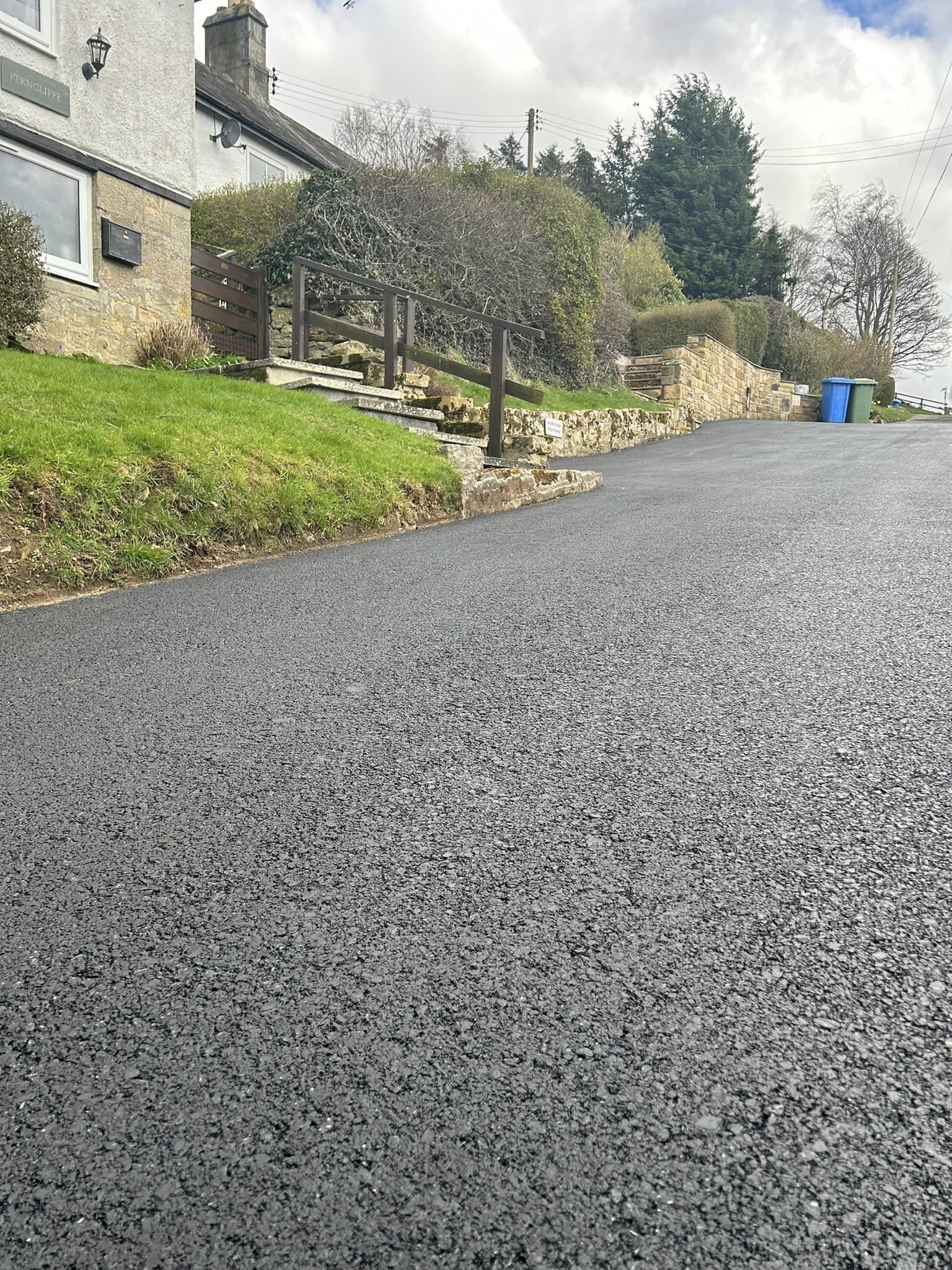 Morpeth Northumberland New Tarmac Shared Access Road - Tarmac Contractors