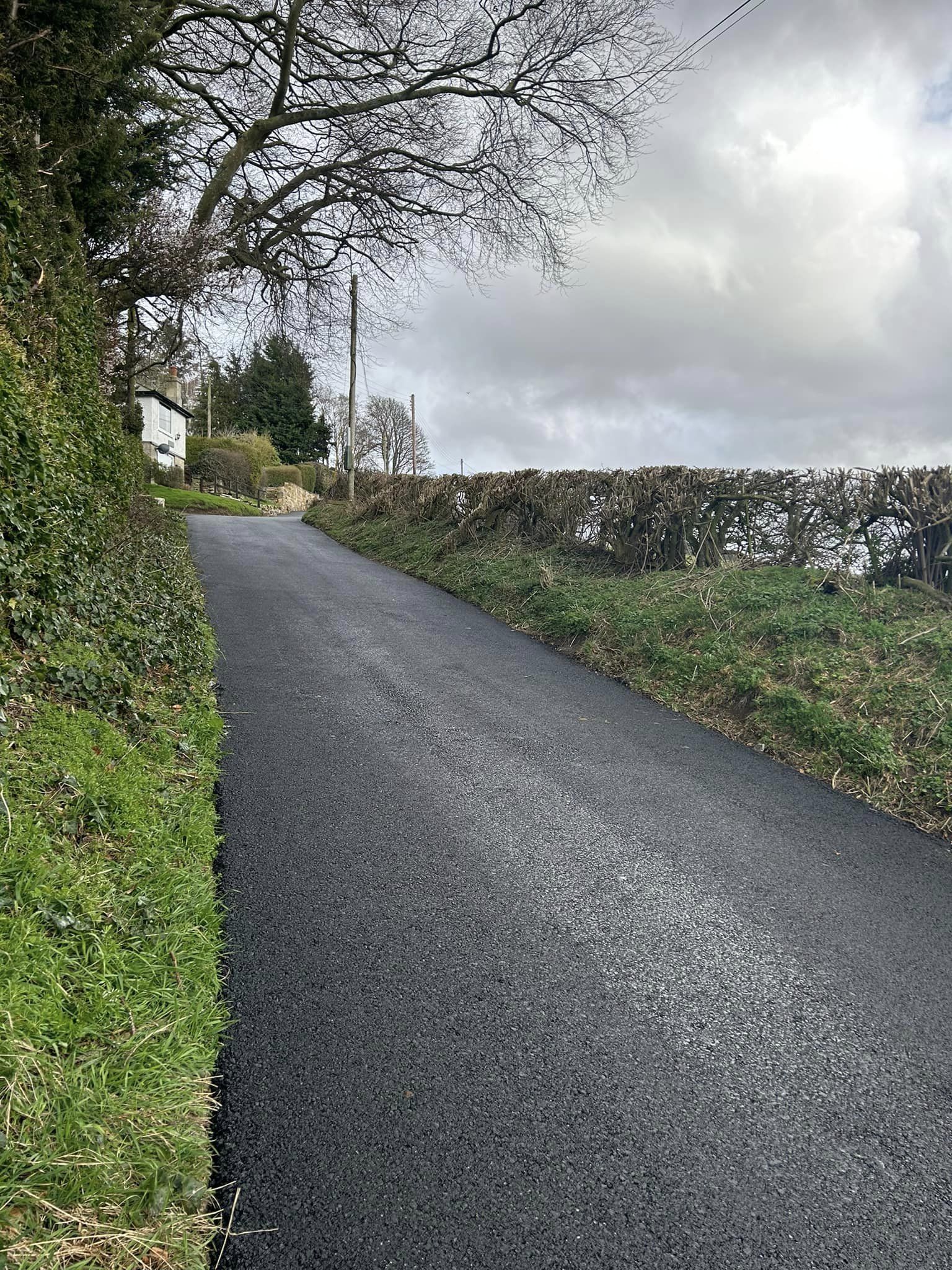 Morpeth Northumberland New Tarmac Shared Access Road - Tarmac Contractors