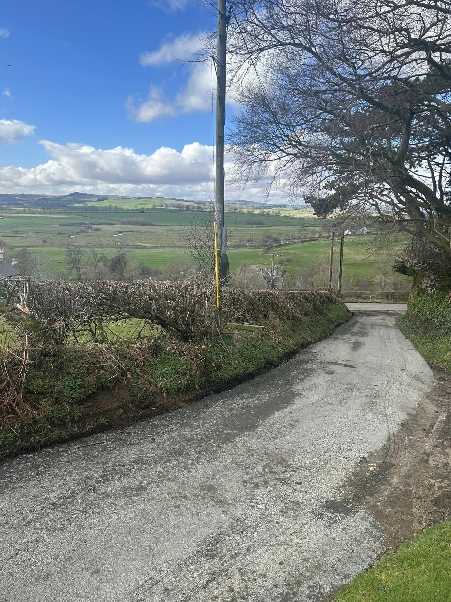 Install New Tarmac Access Road Morpeth, Northumberland