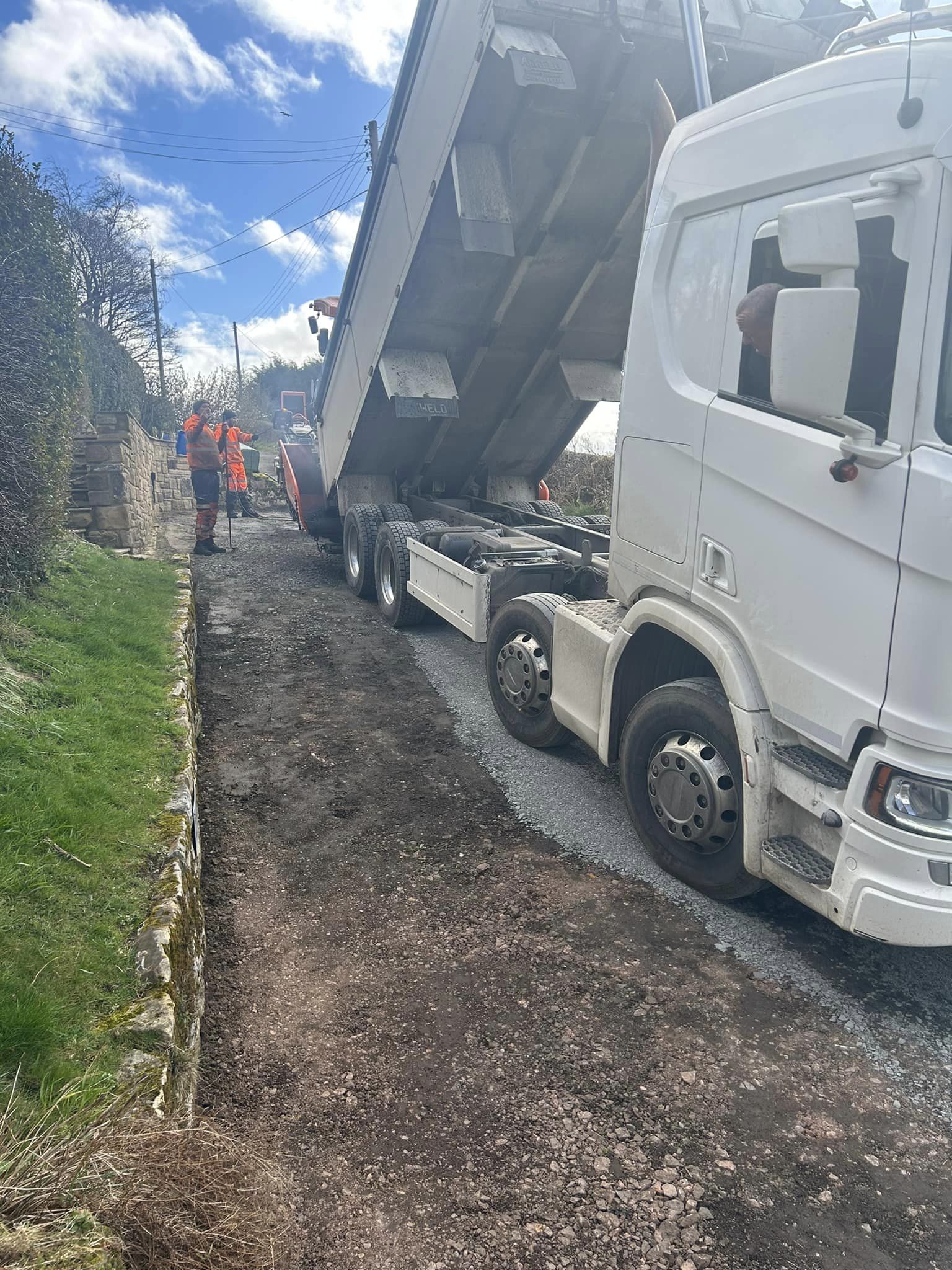 Install New Tarmac Access Road Morpeth, Northumberland