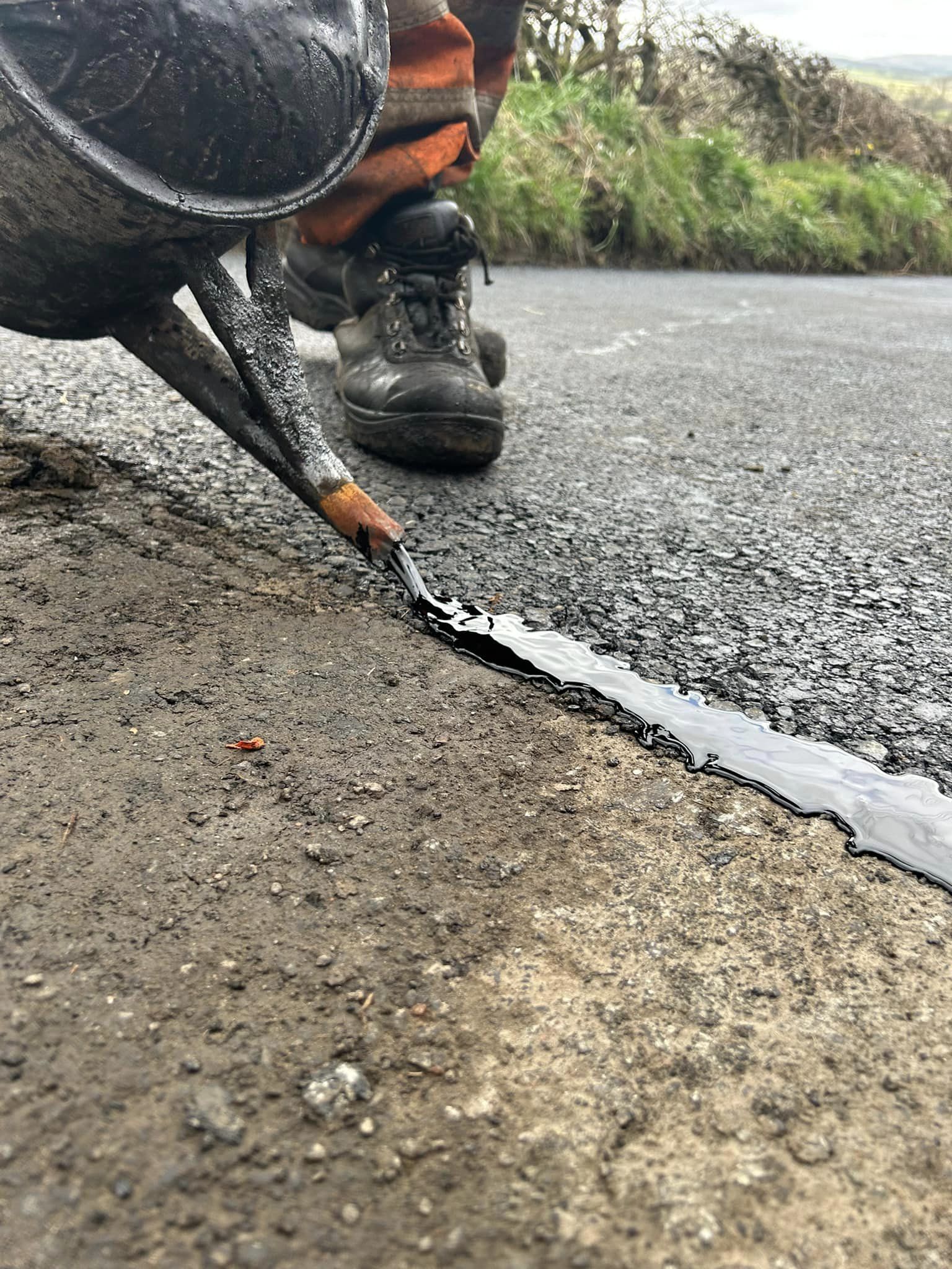 Install New Tarmac Access Road Morpeth, Northumberland