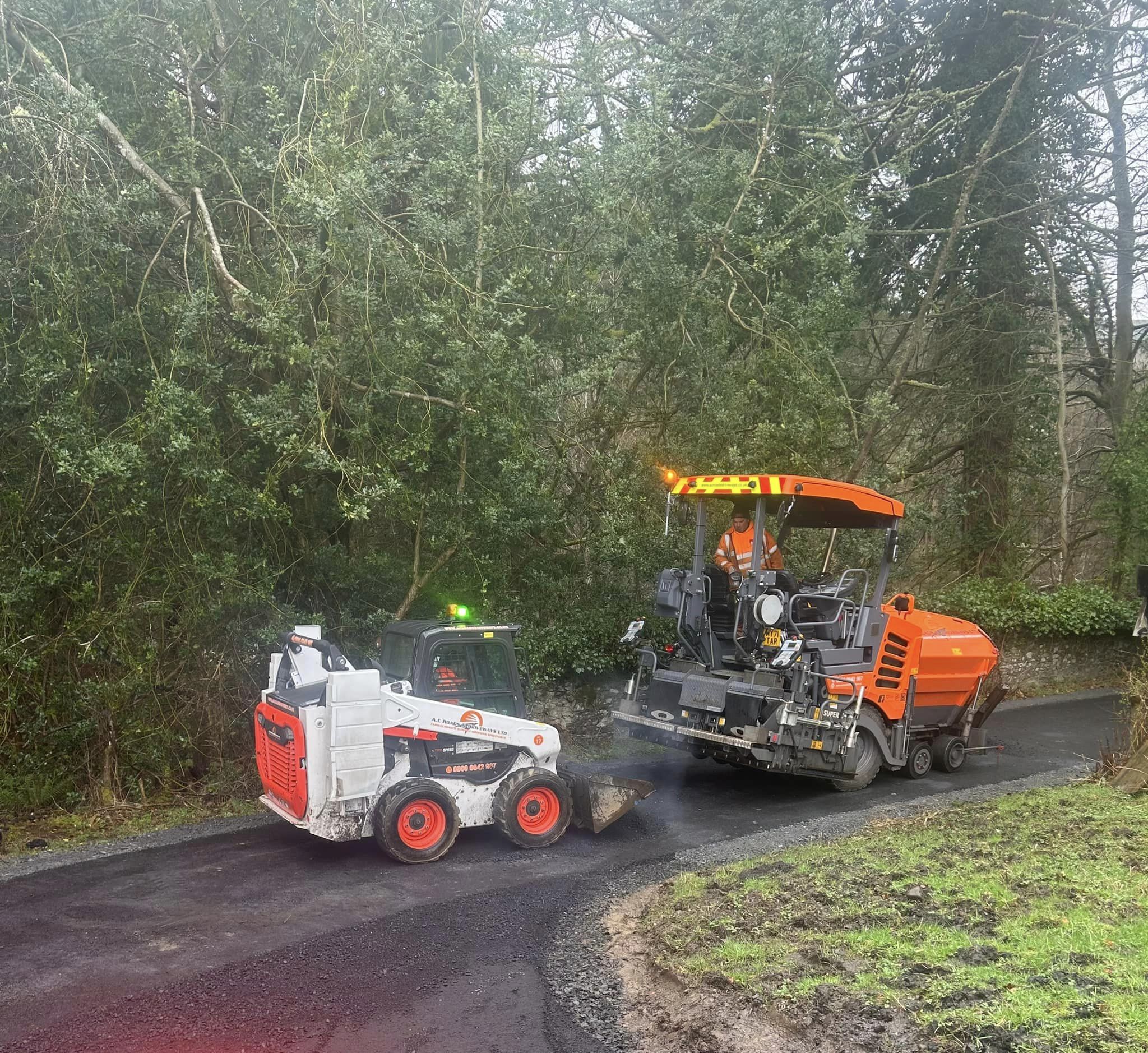 New Tarmac Cycle Route in Selkirk, Borders