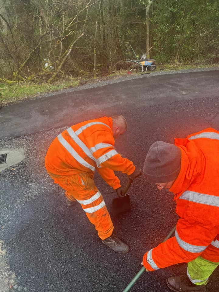 New Tarmac Cycle Route in Selkirk, Borders