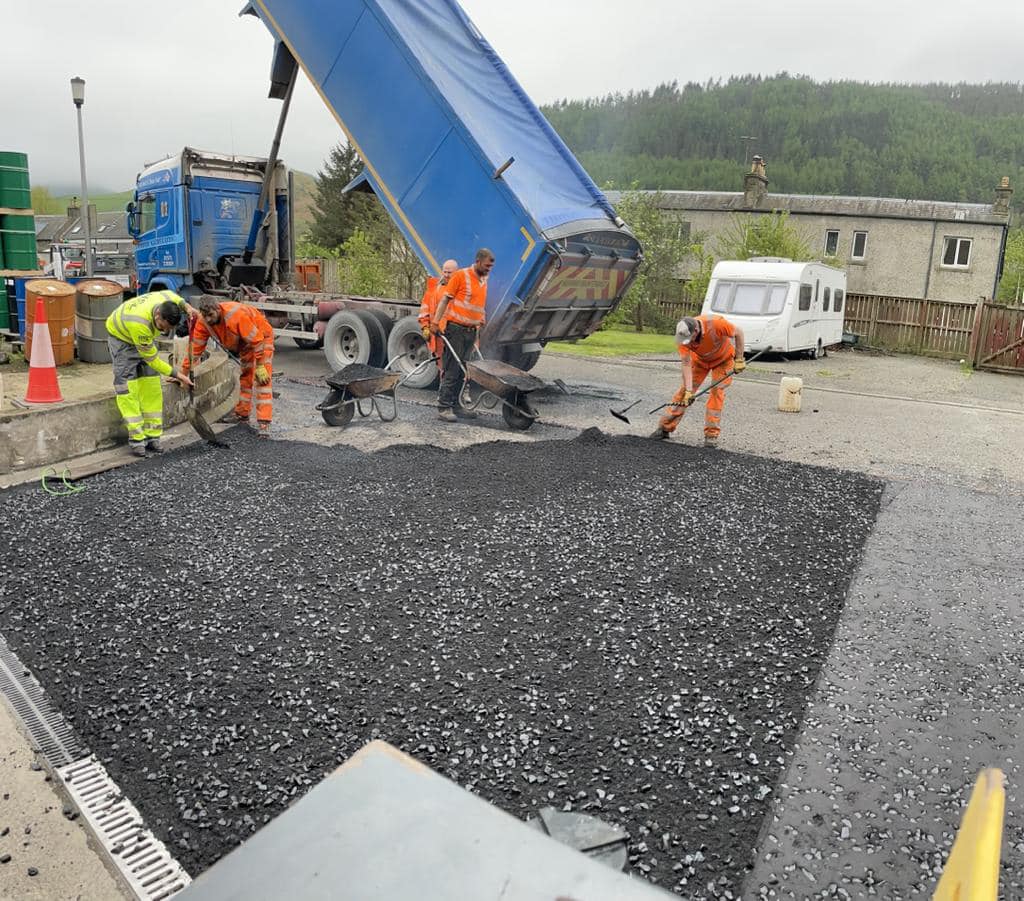 tarmac repairs edinburgh borders lothians scotland