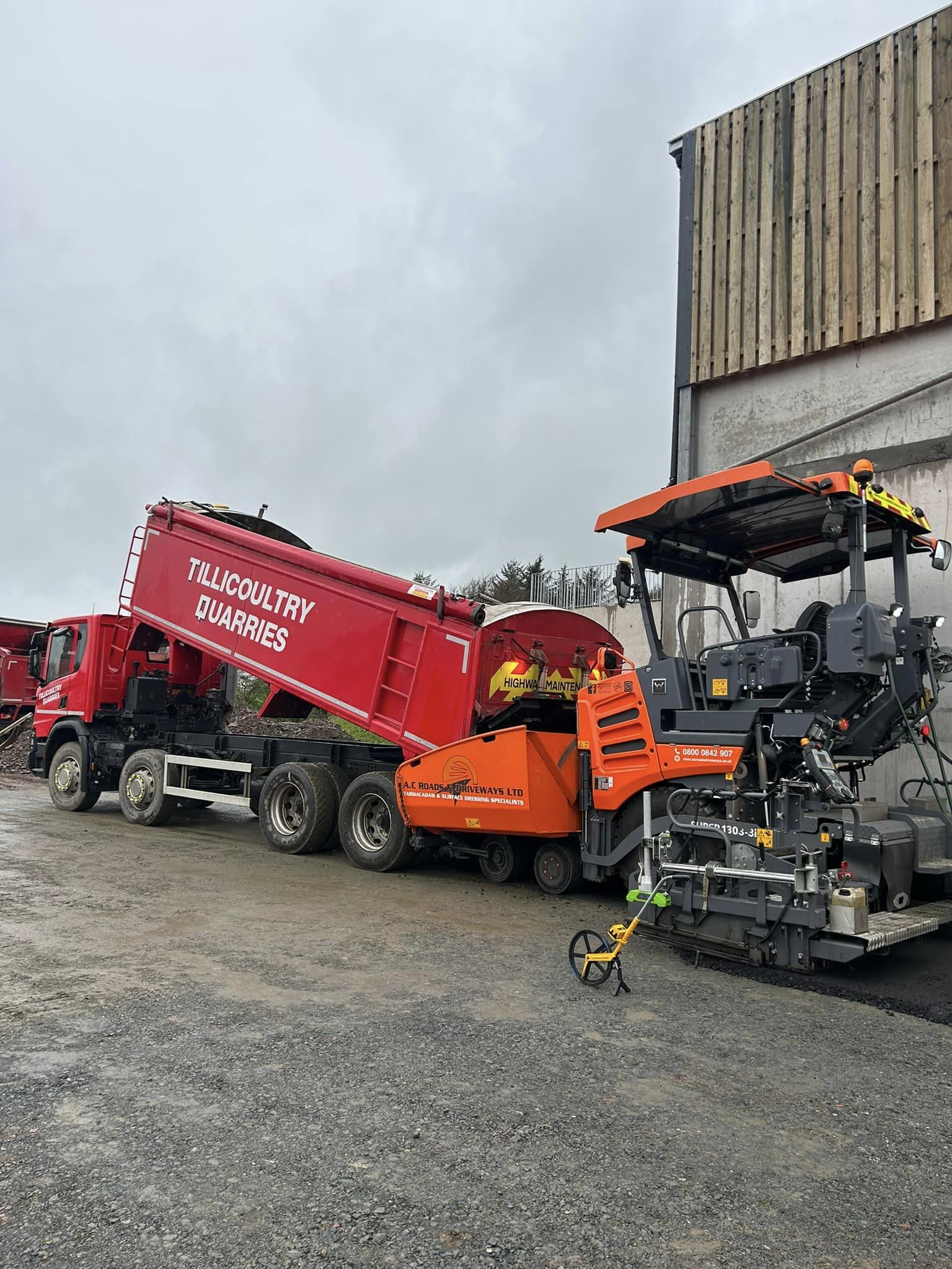 Tarmac Silage Clamp Contractors - Biggar, Scotland