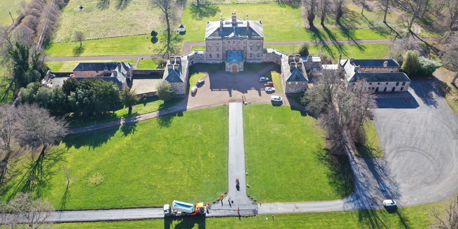 Tarmac Road Surface - Arinston House Estate, Midlothian