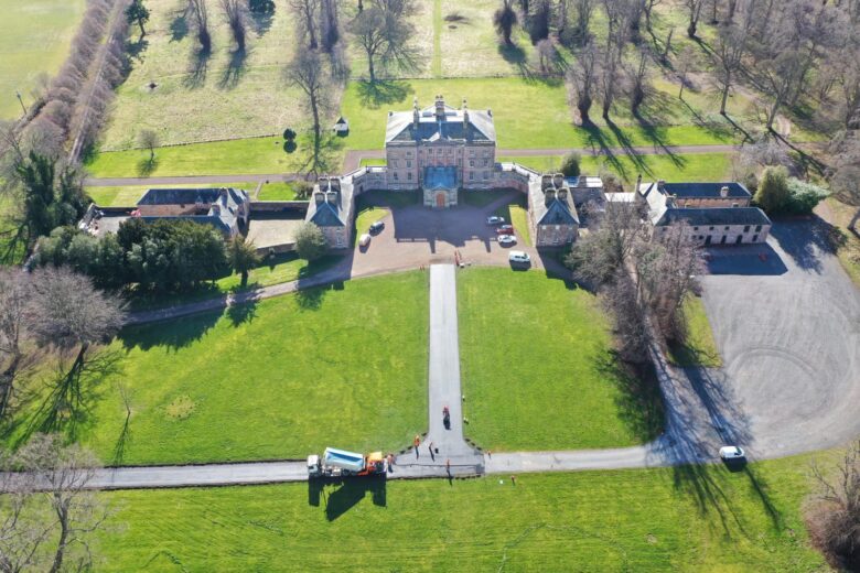 Tarmac Road Surface - Arinston House Estate, Midlothian