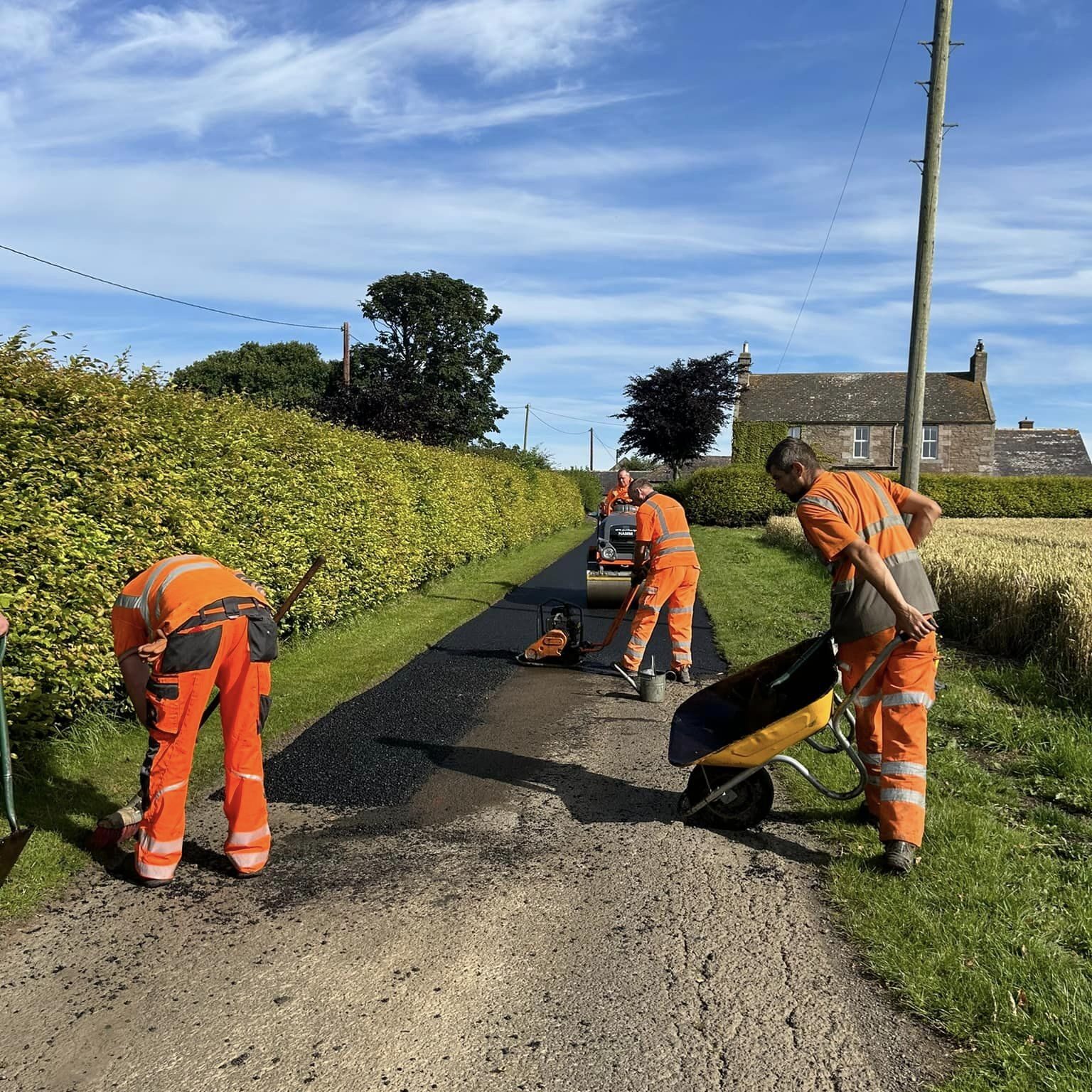 Farm Road Repairs - Berwick Upon Tweed