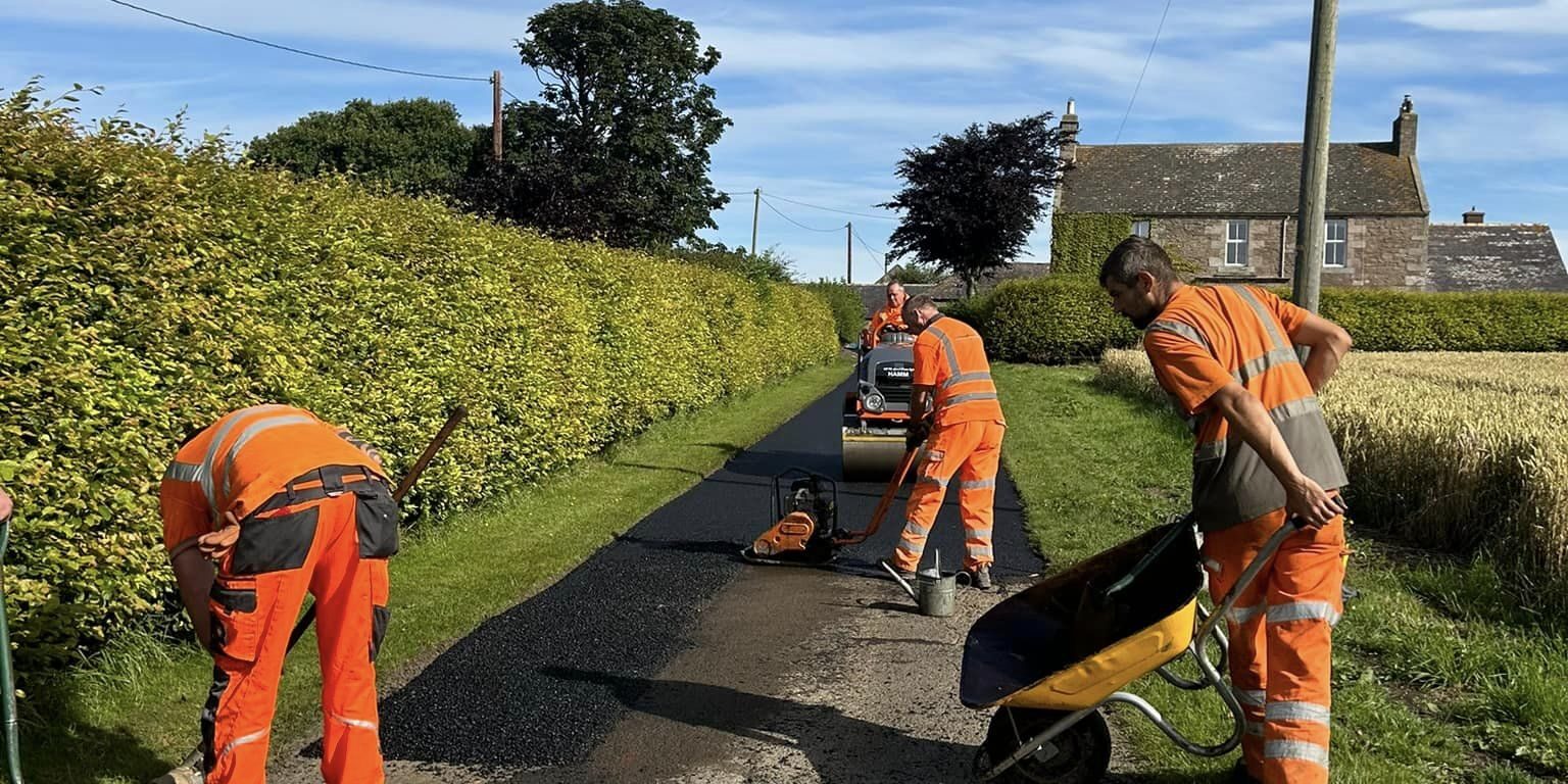 Farm Road Repairs - Berwick Upon Tweed
