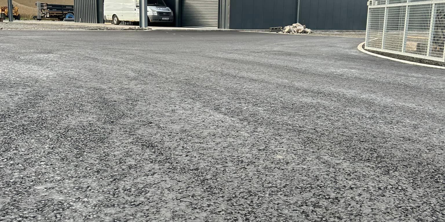 Tarmac Entrance to Business Premises, Borders