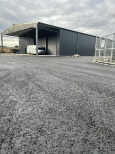 Tarmac Entrance to Business Premises, Borders