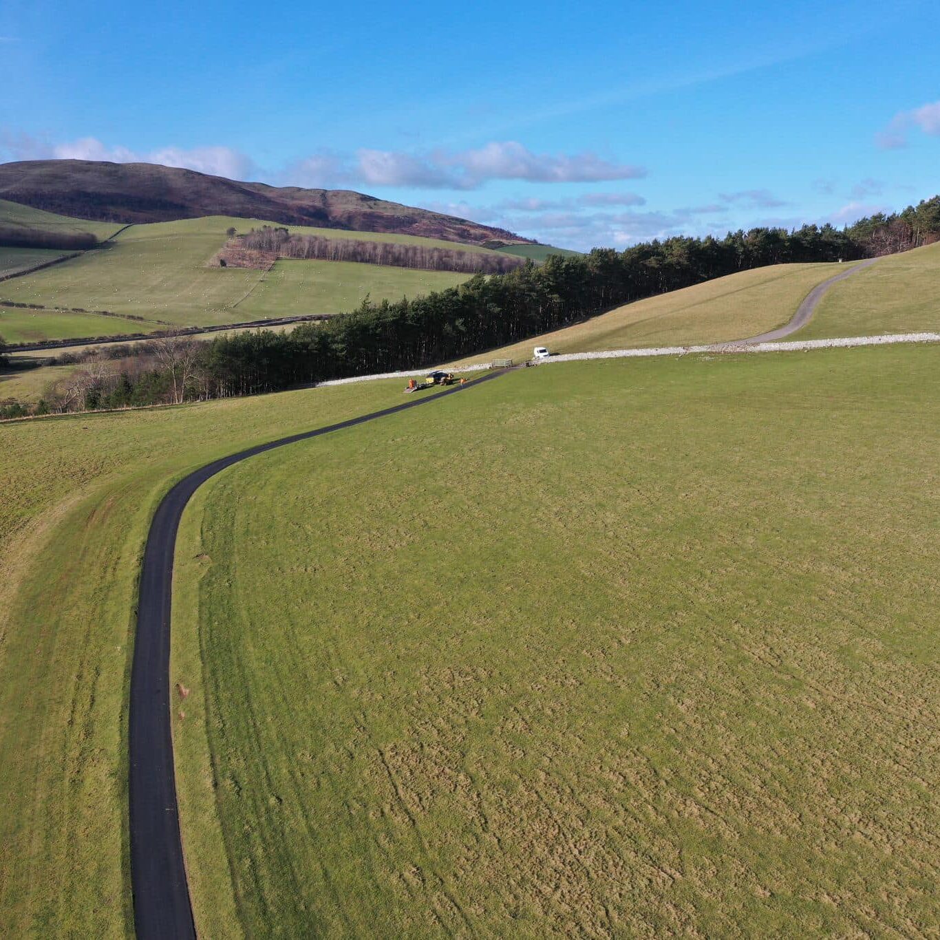 Farm Roadway Resurfacing - Wooler, Northumberland