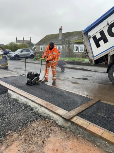 Driveway Drop-Lower Kerb - Borders, Lothians, Scotland