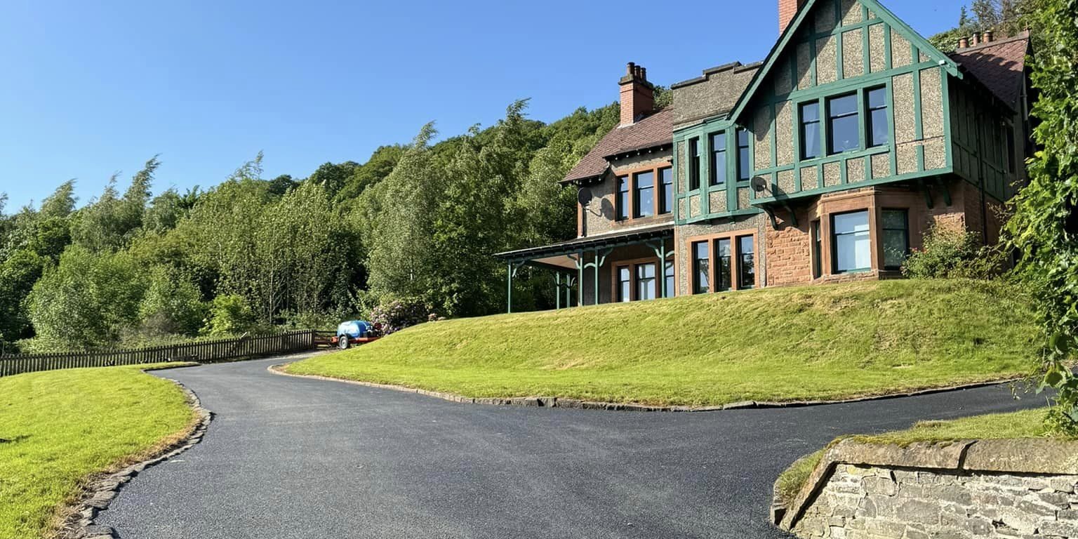 Surface Works, New Levels, Stone Mastic Asphalt - Galashiels