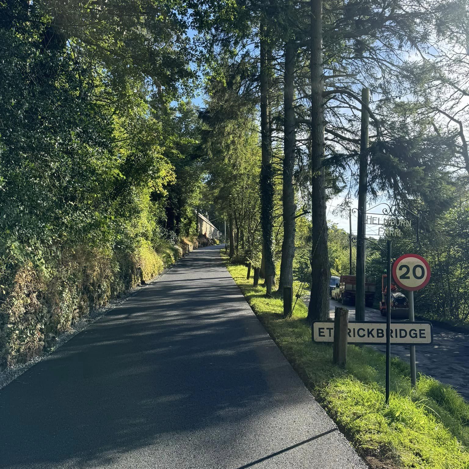 Modernise Farm Roadway Upgrade to Tarmac - Borders, Scotland