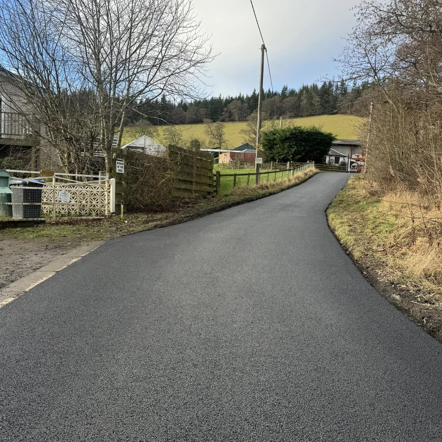 Reconstruction of Roadway - Peebles, Scotland