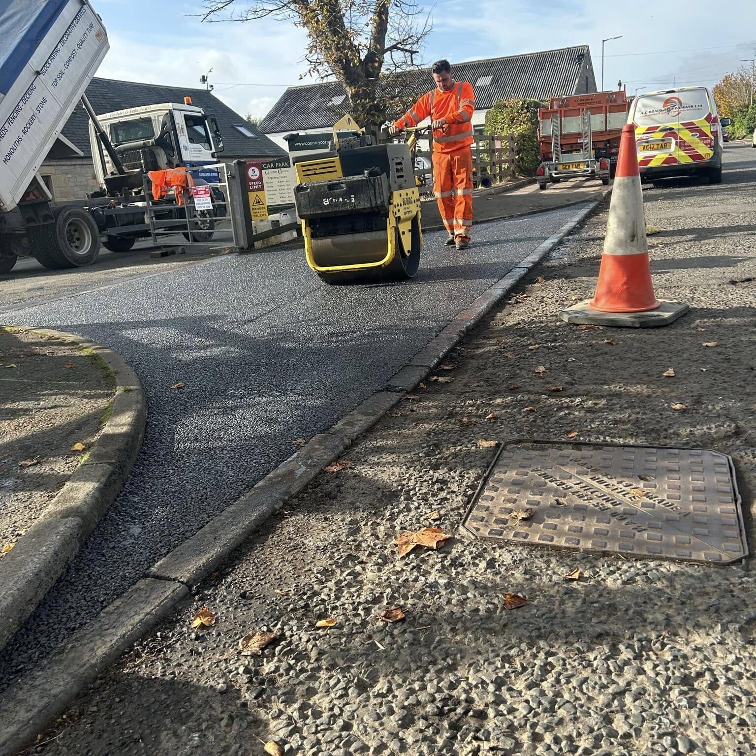 Car Park Tarmac Repairs – Borders, Scotland