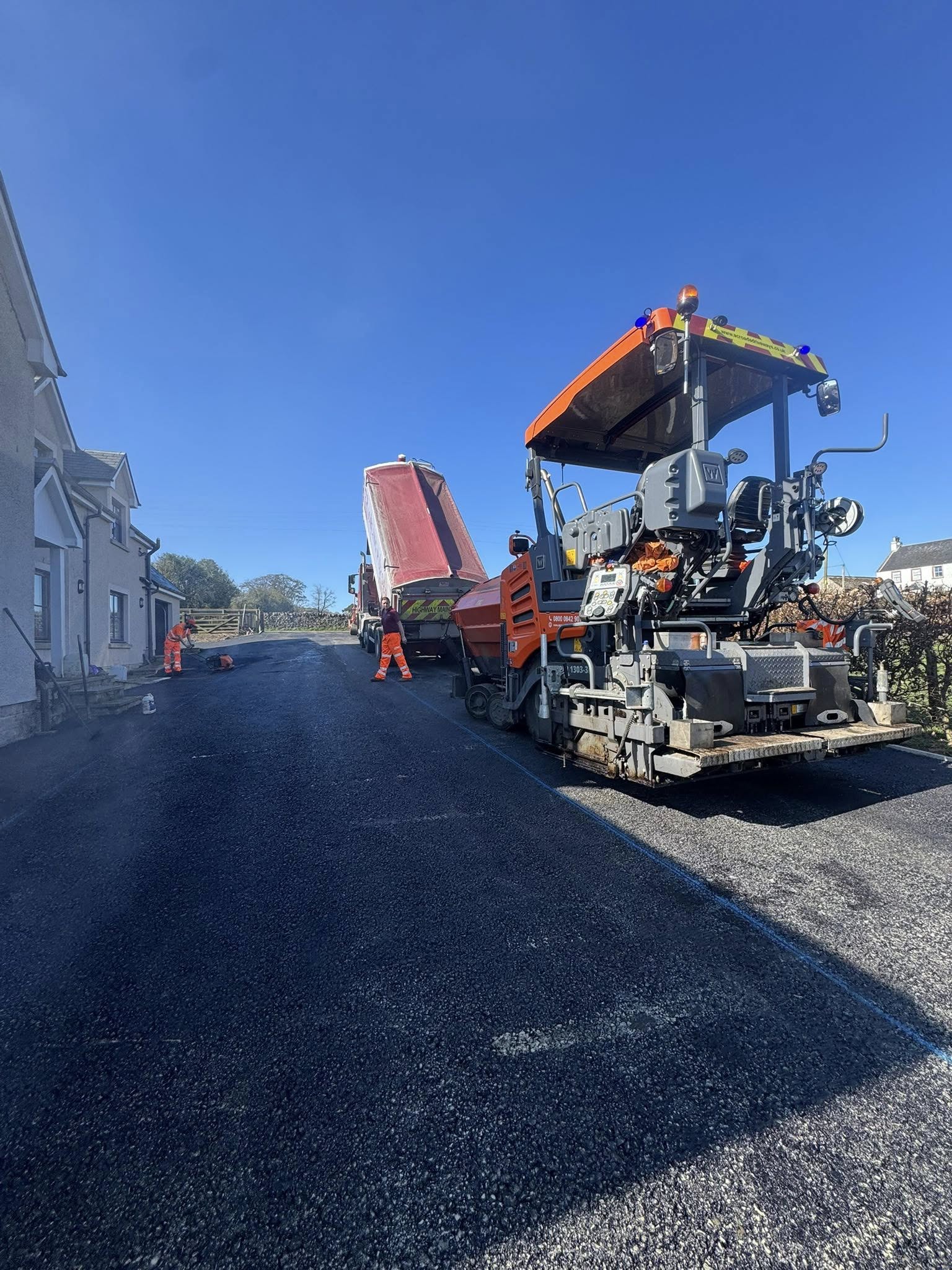 Tarmac Driveway, Kerbing and Drainage - Jedburgh