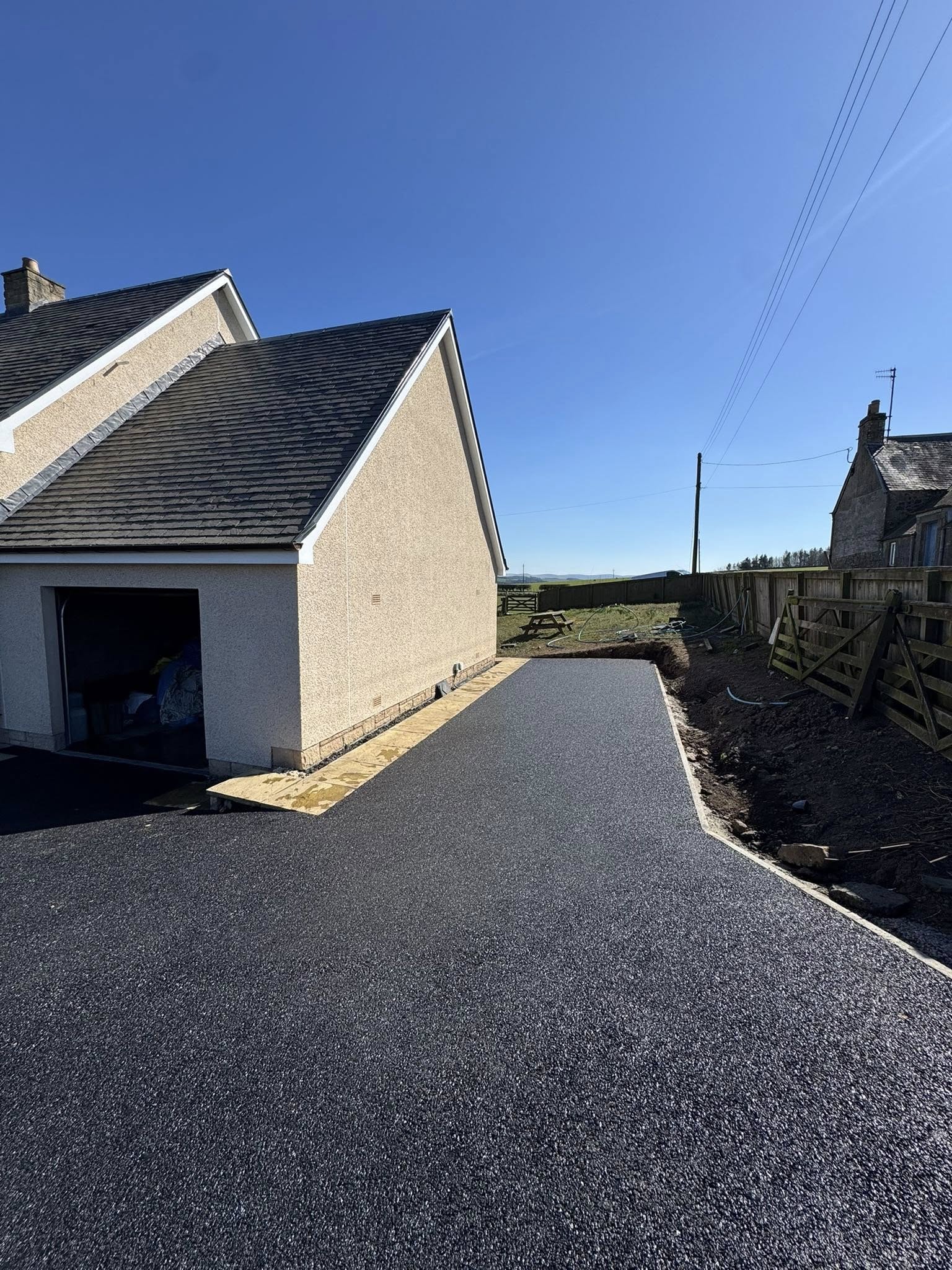 Tarmac Driveway, Kerbing and Drainage - Jedburgh