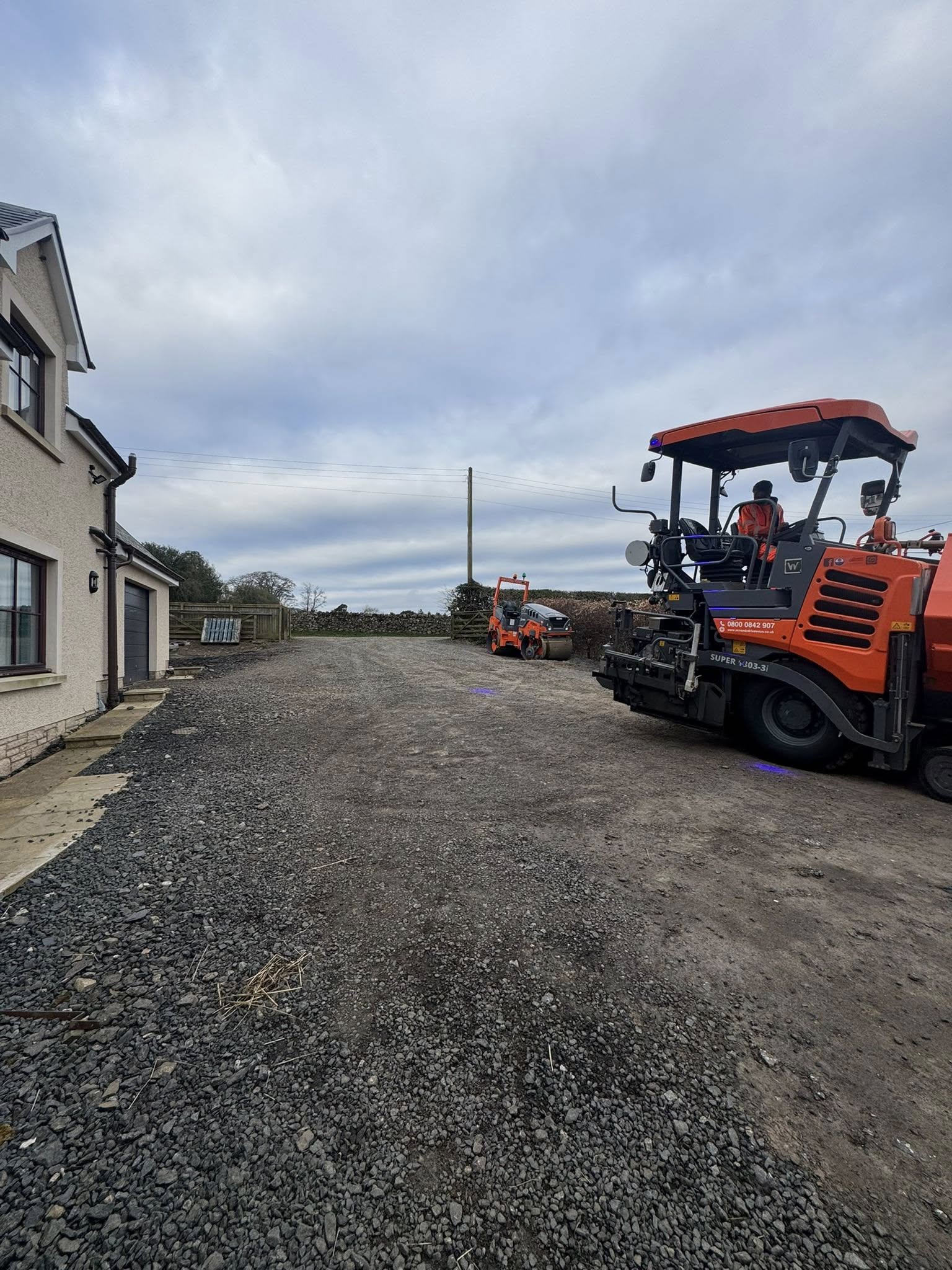 Tarmac Driveway, Kerbing and Drainage - Jedburgh