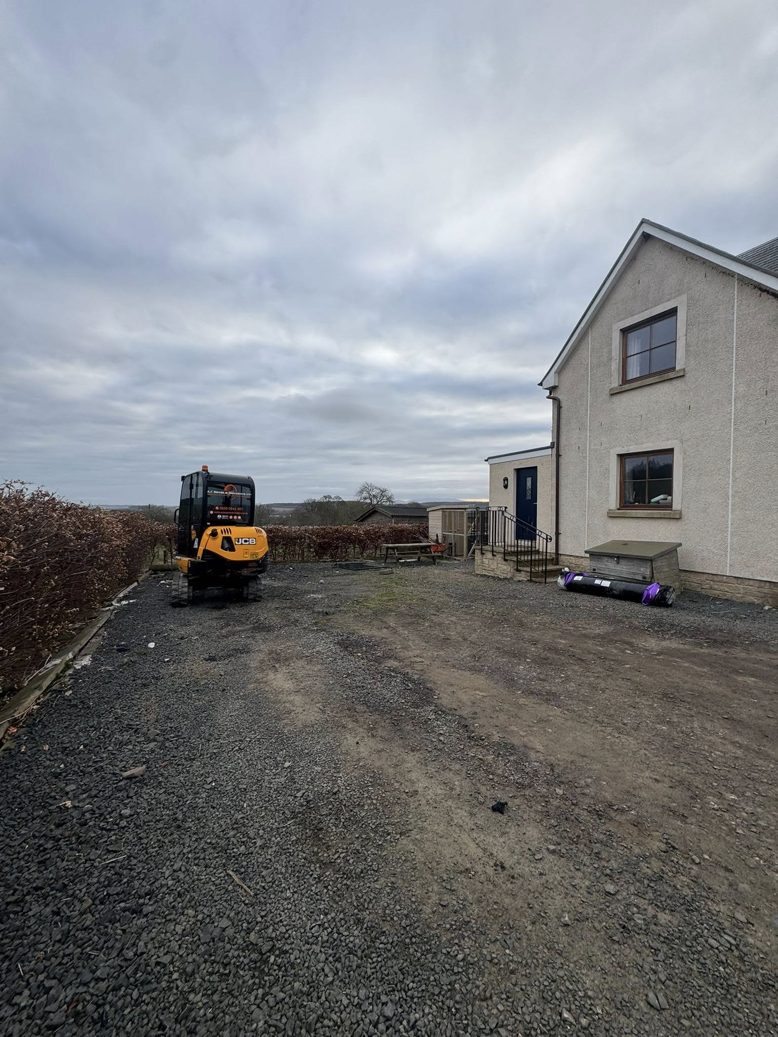 Tarmac Driveway, Kerbing and Drainage - Jedburgh