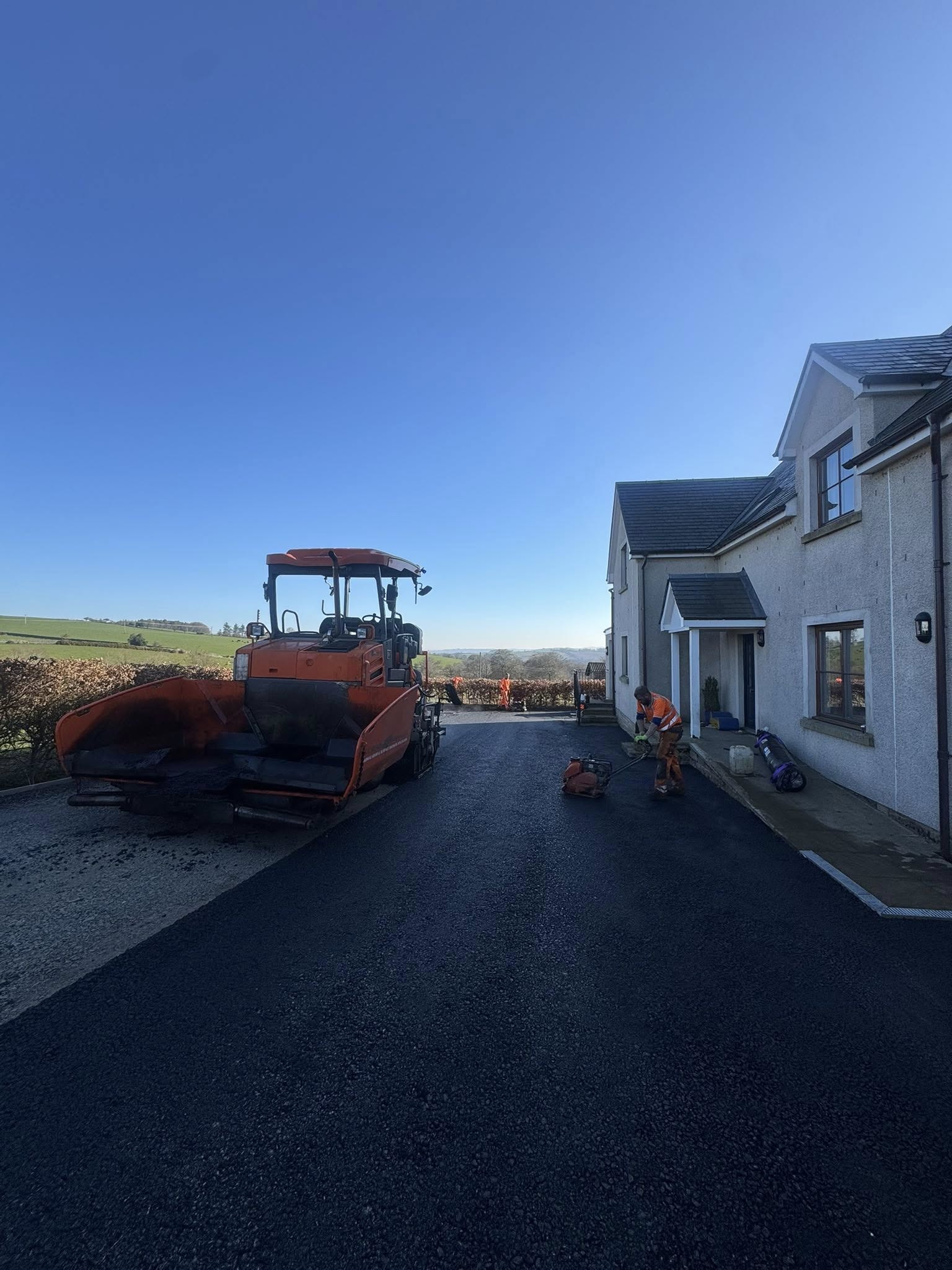 Tarmac Driveway, Kerbing and Drainage - Jedburgh