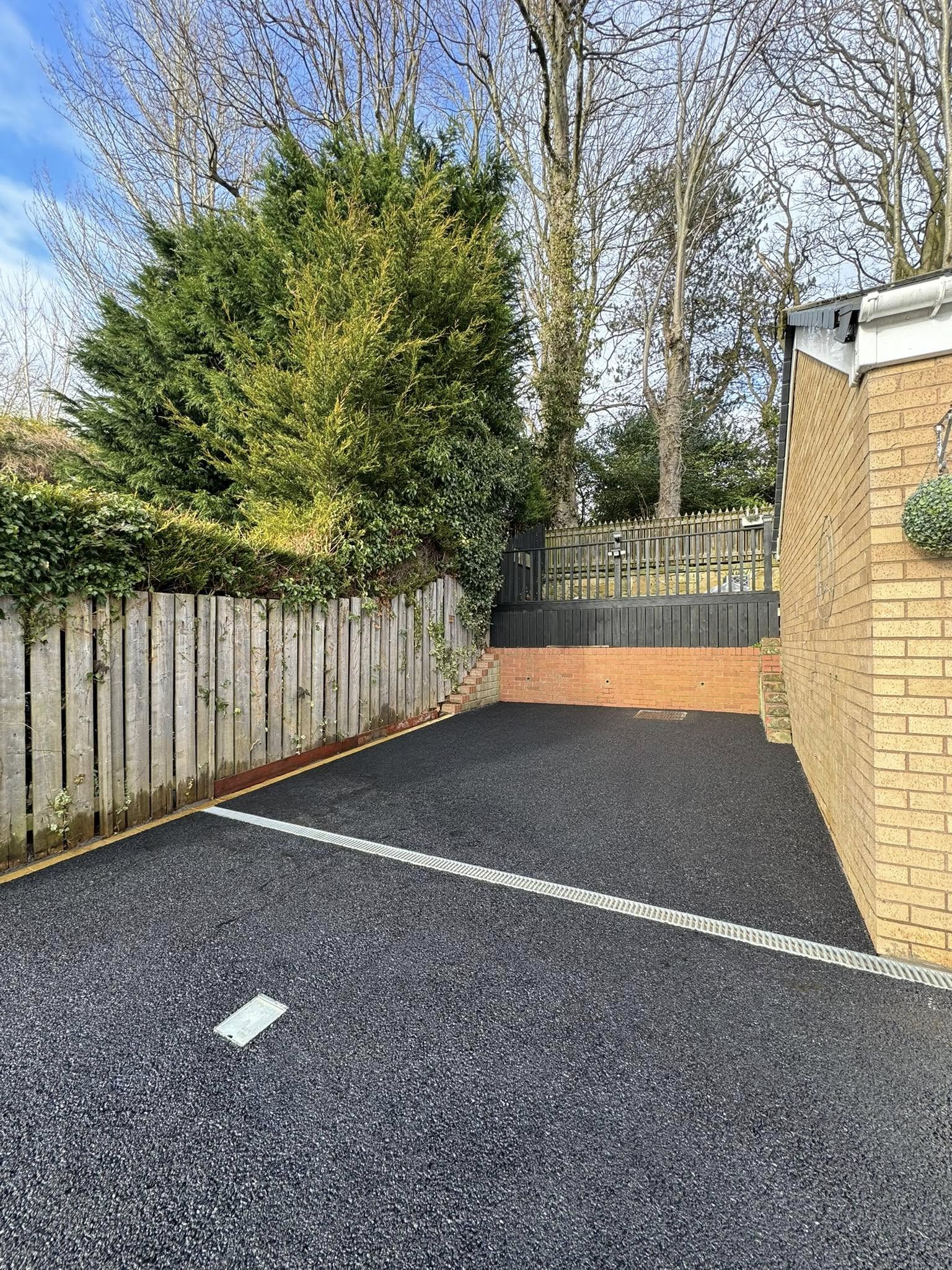 Tarmac Driveway with Block Paving - Northumberland