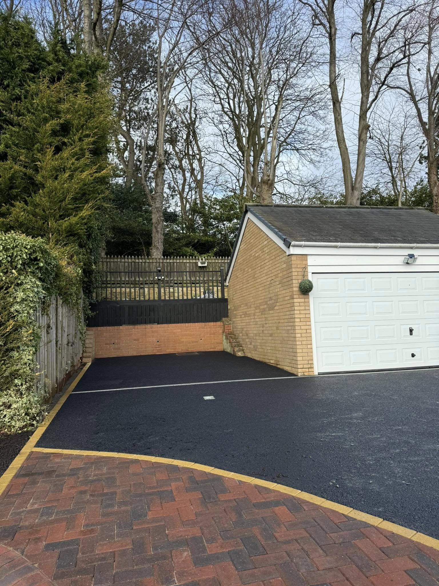 Tarmac Driveway with Block Paving - Northumberland
