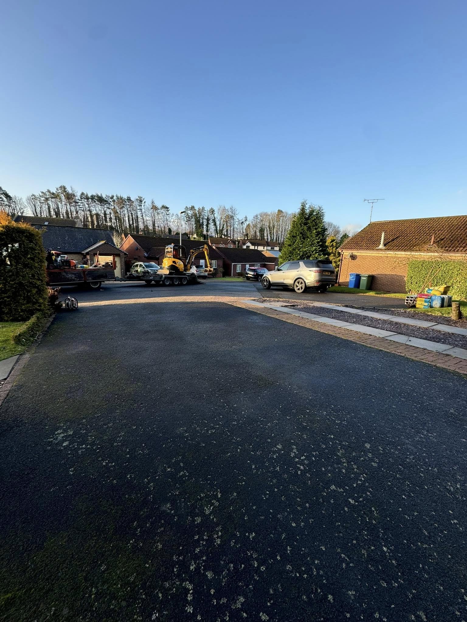 Tarmac Driveway with Block Paving - Northumberland