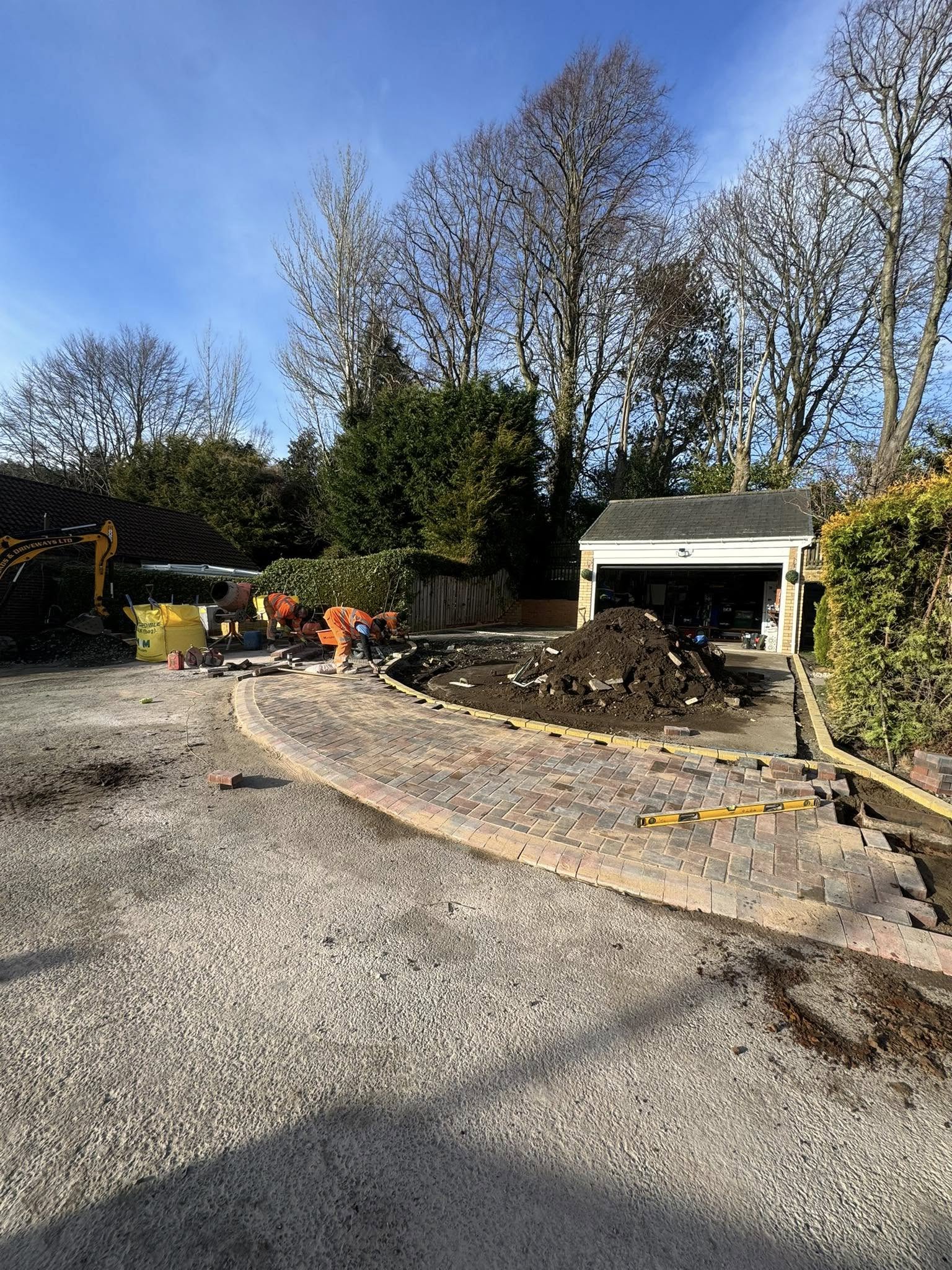 Tarmac Driveway with Block Paving - Northumberland
