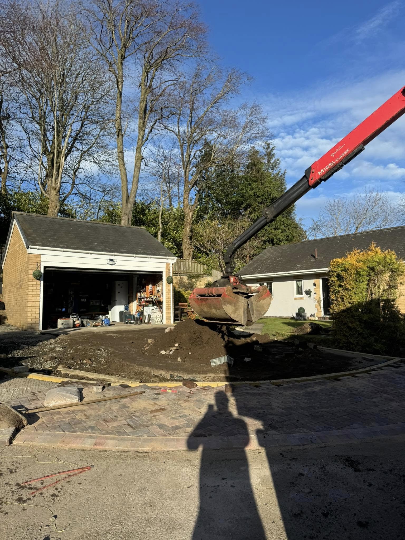 Tarmac Driveway with Block Paving - Northumberland