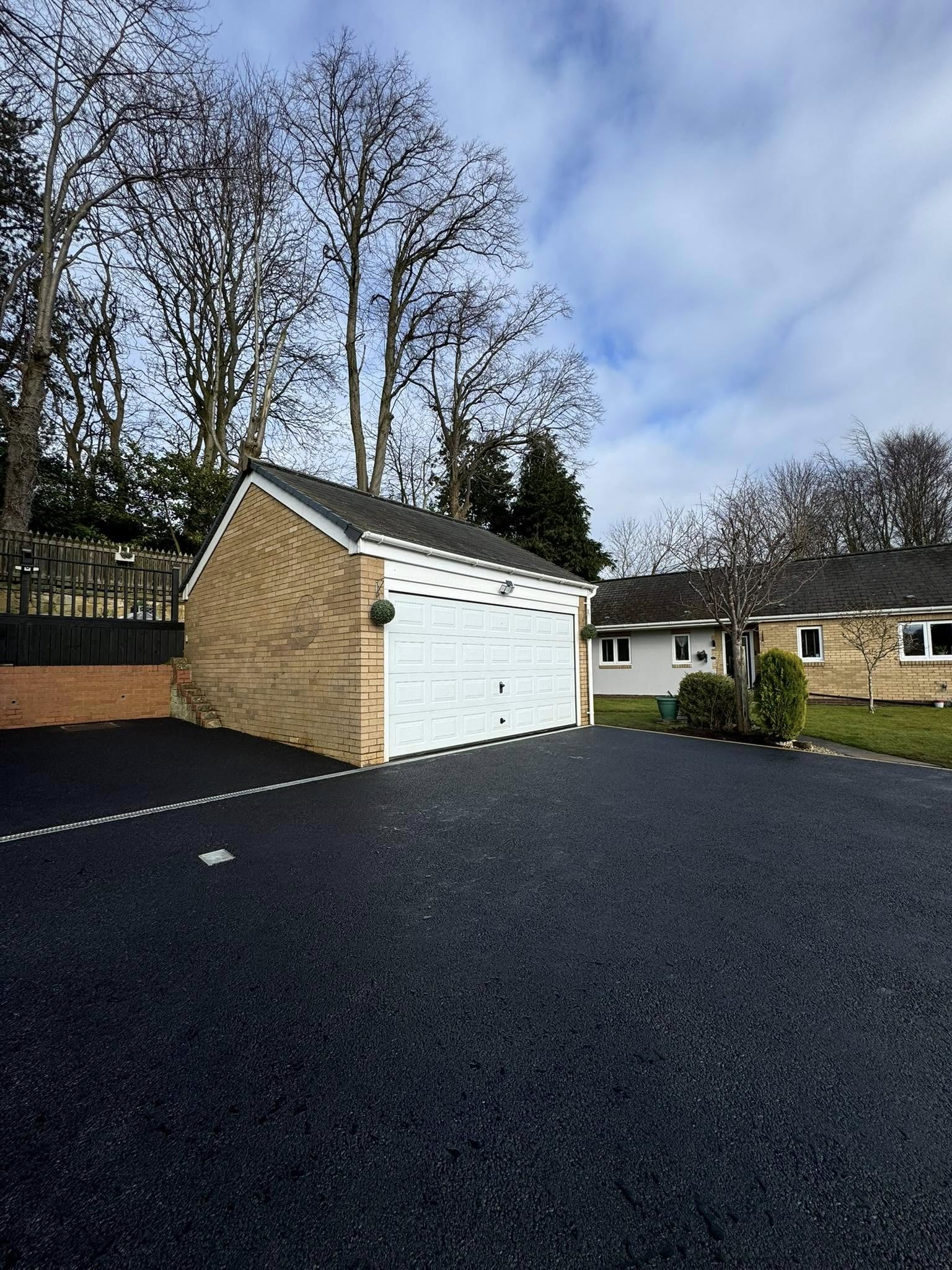 Tarmac Driveway with Block Paving - Northumberland