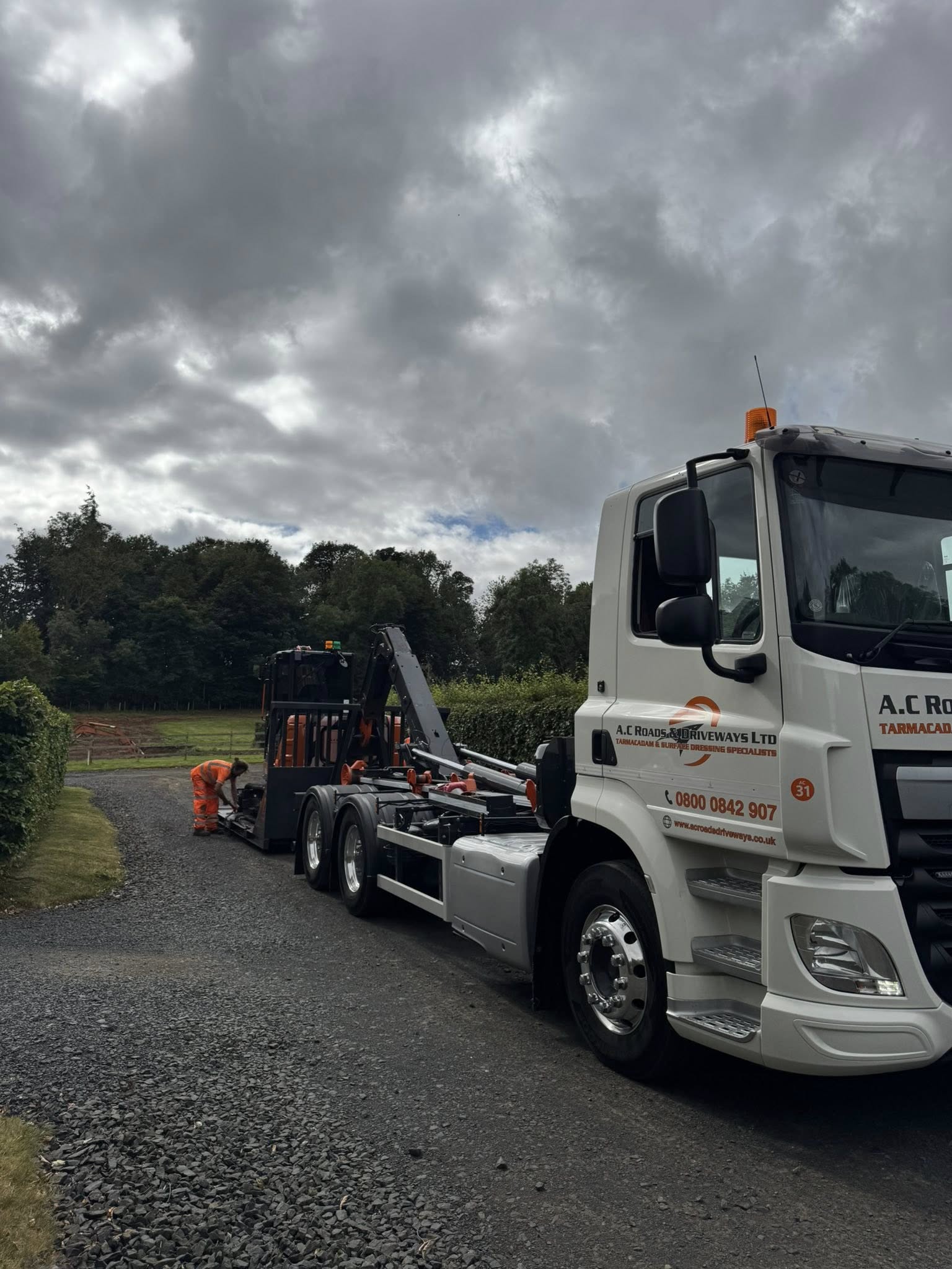 Private Road Tarmac Surfacing - Polwarth, Duns