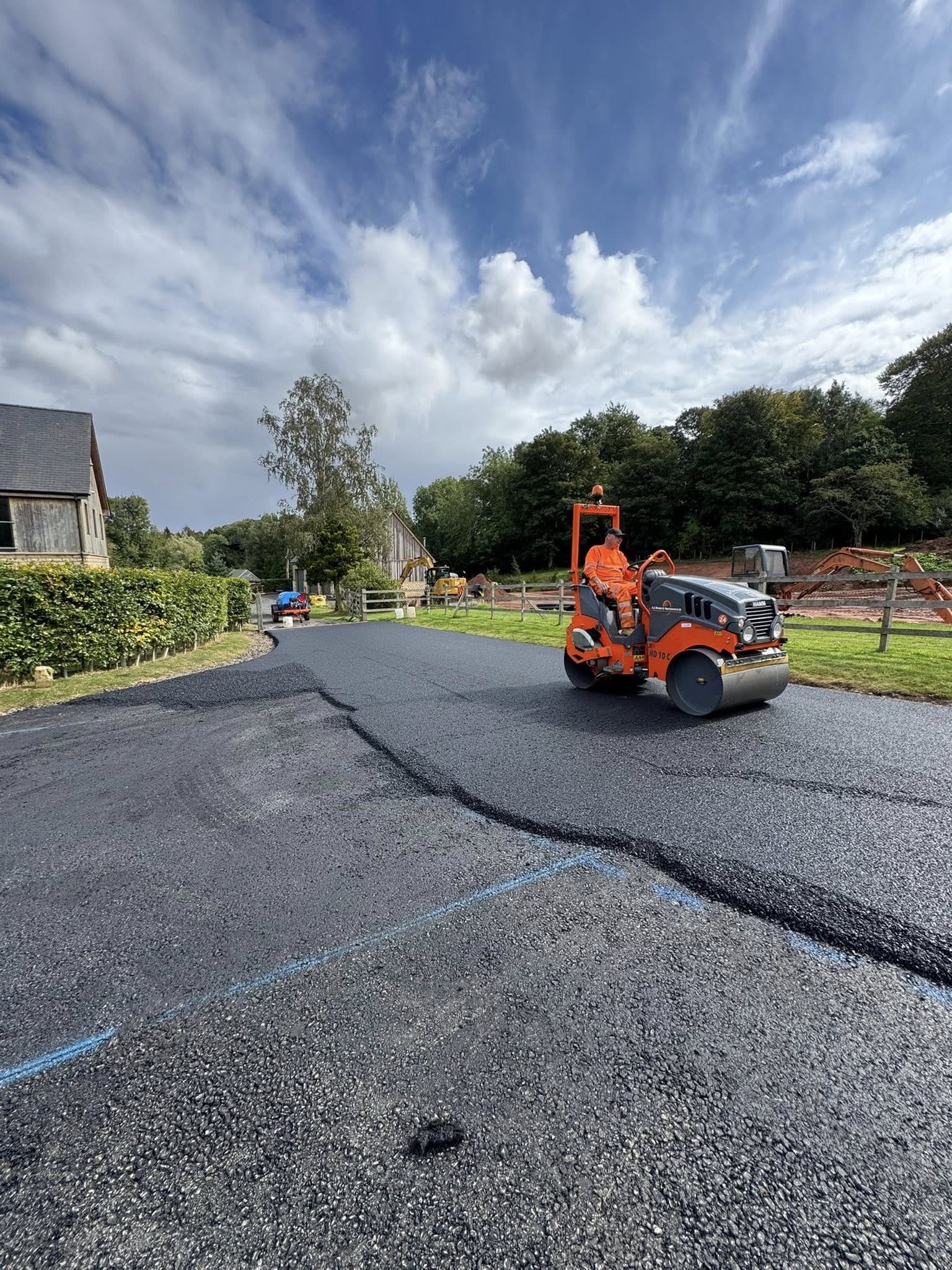 Private Road Tarmac Surfacing - Polwarth, Duns