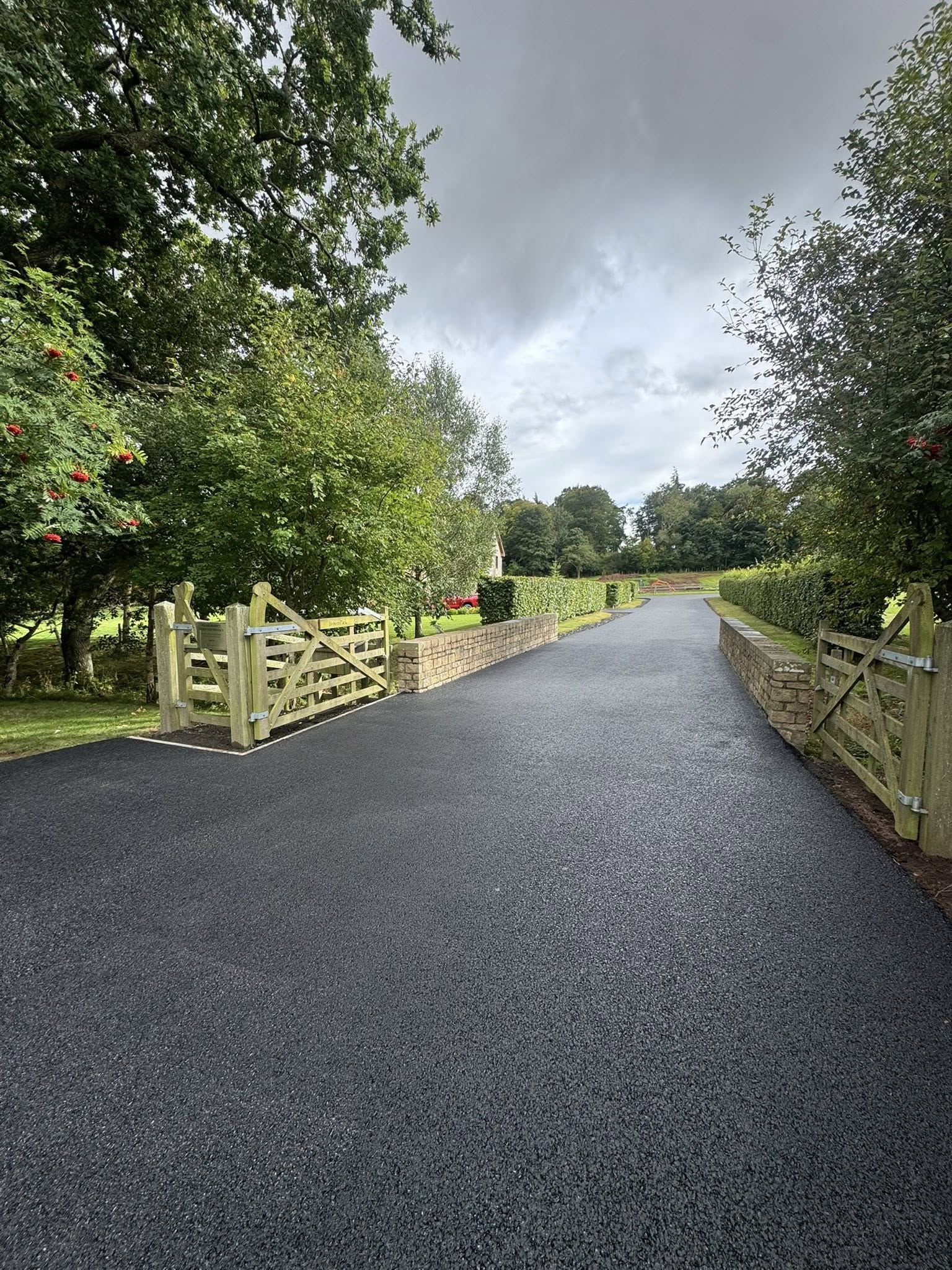 Private Road Tarmac Surfacing - Polwarth, Duns