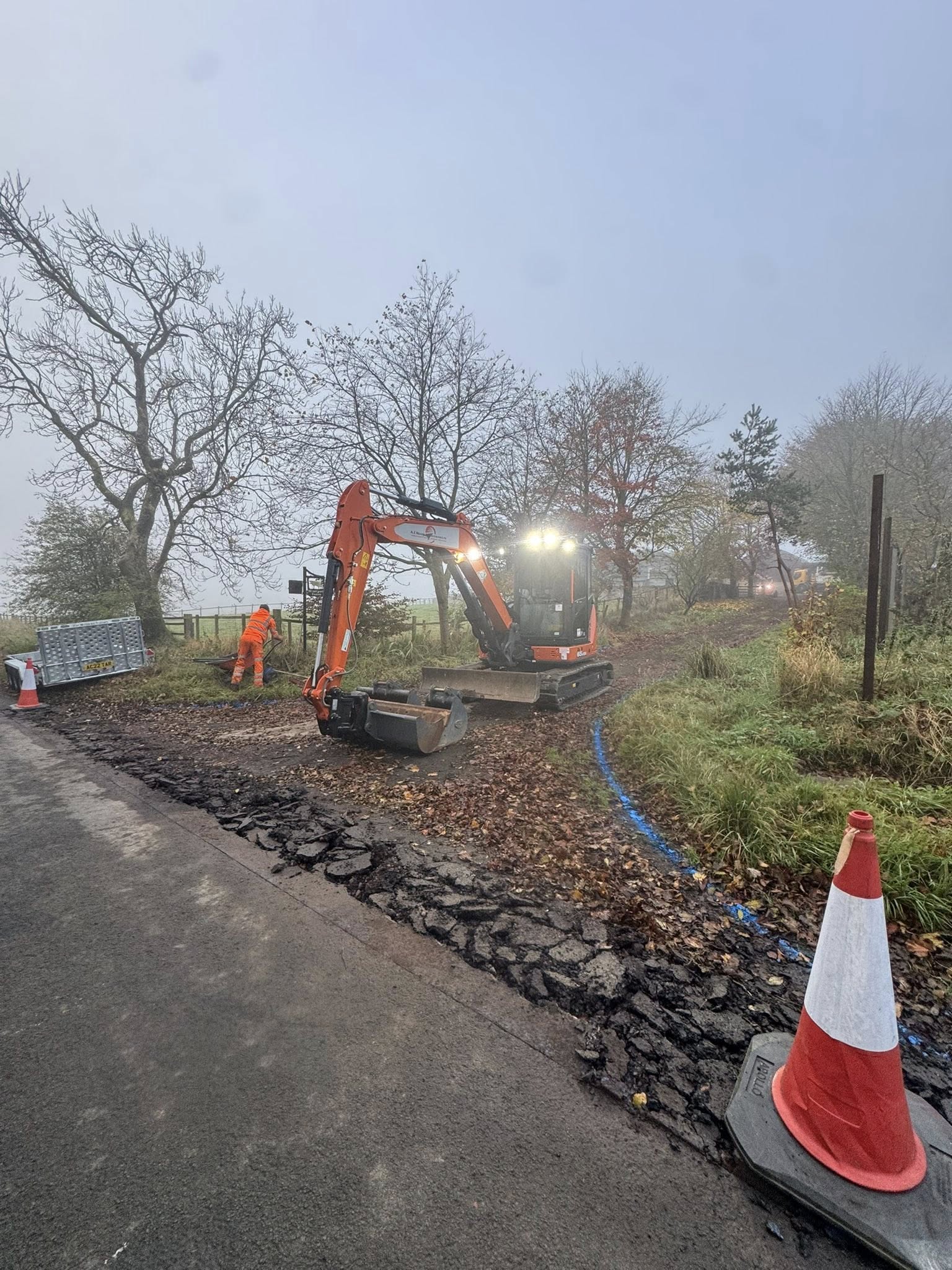 Tarmac Farm Road, Courtyard - Lanarkshire
