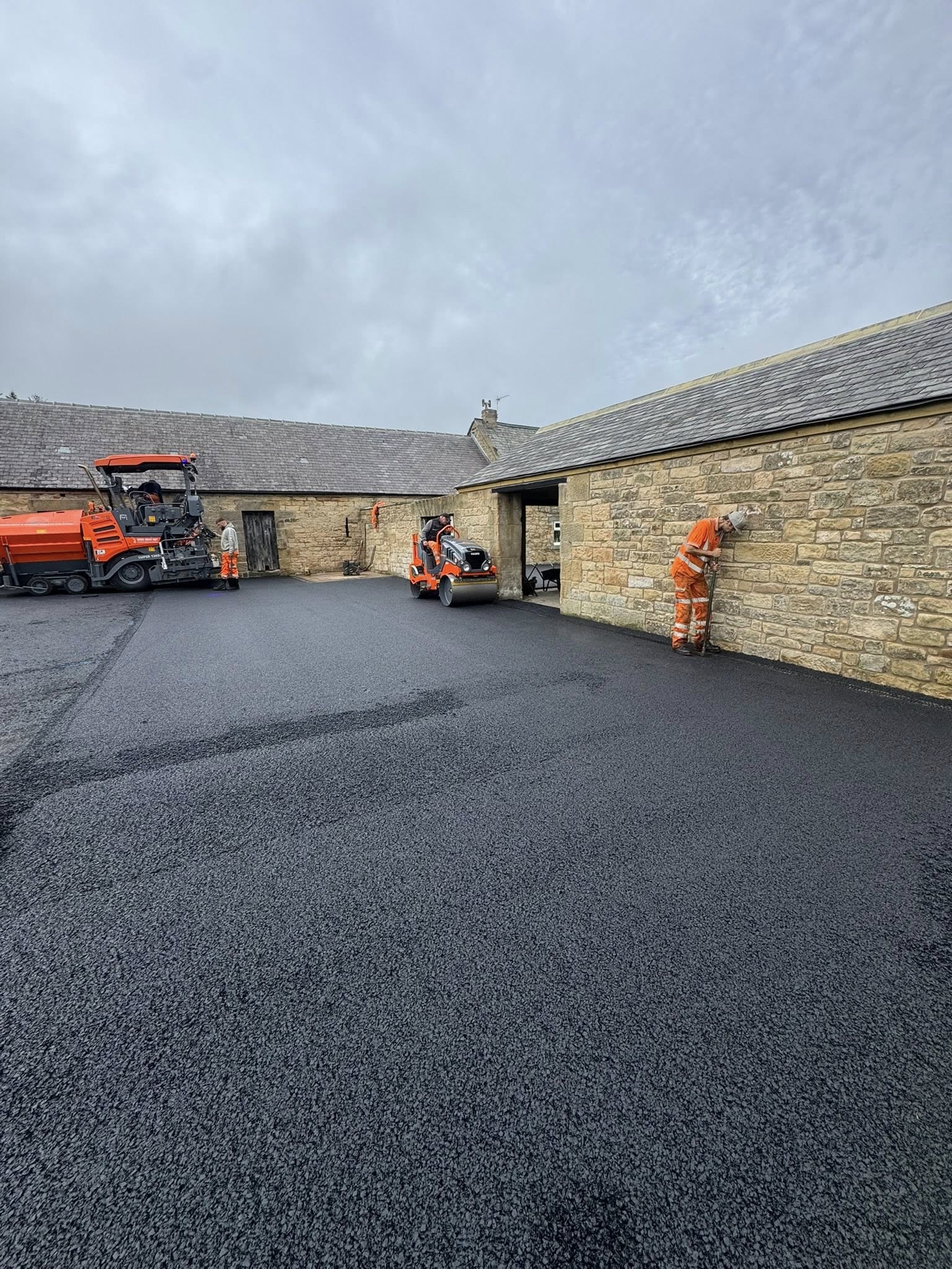 Road Surface Works for Barn Conversion - Northumberland