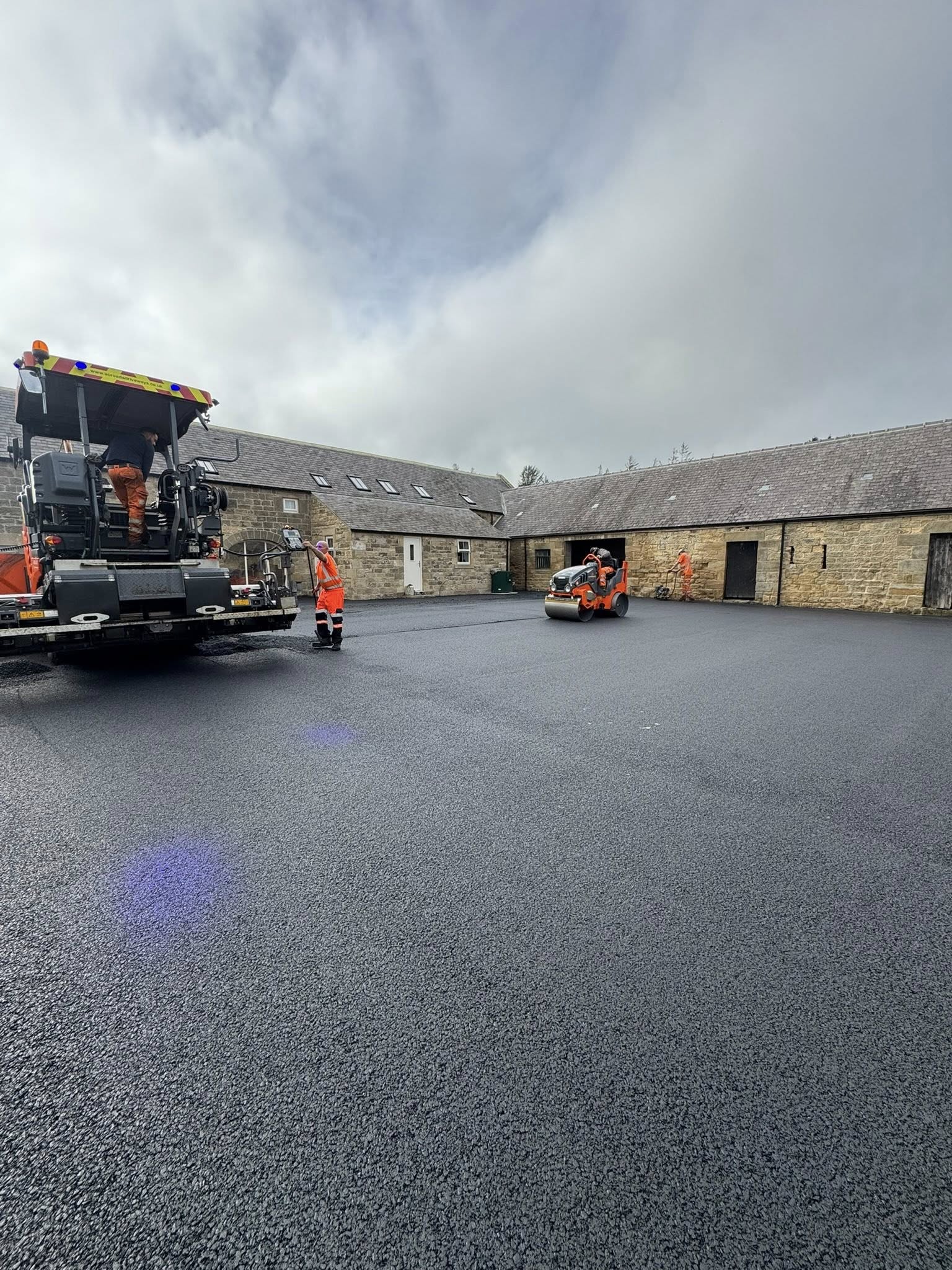 Road Surface Works for Barn Conversion - Northumberland