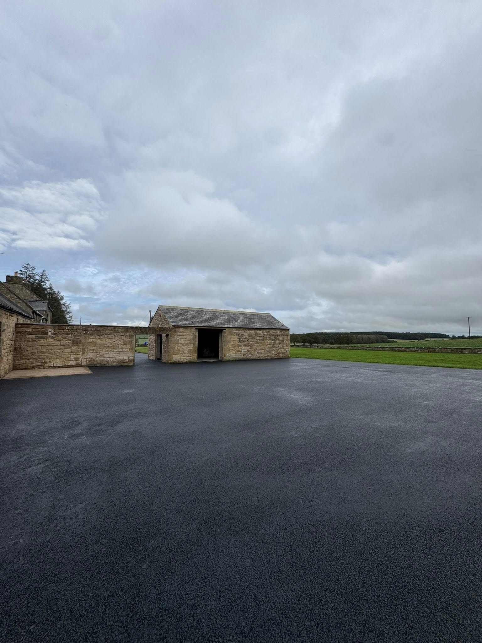 Road Surface Works for Barn Conversion - Northumberland
