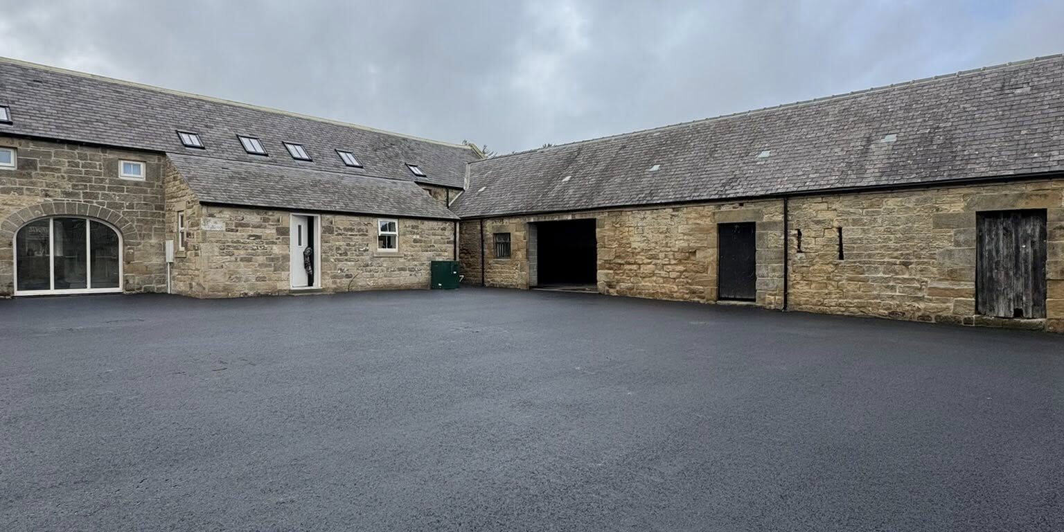 Road Surface Works for Barn Conversion - Northumberland