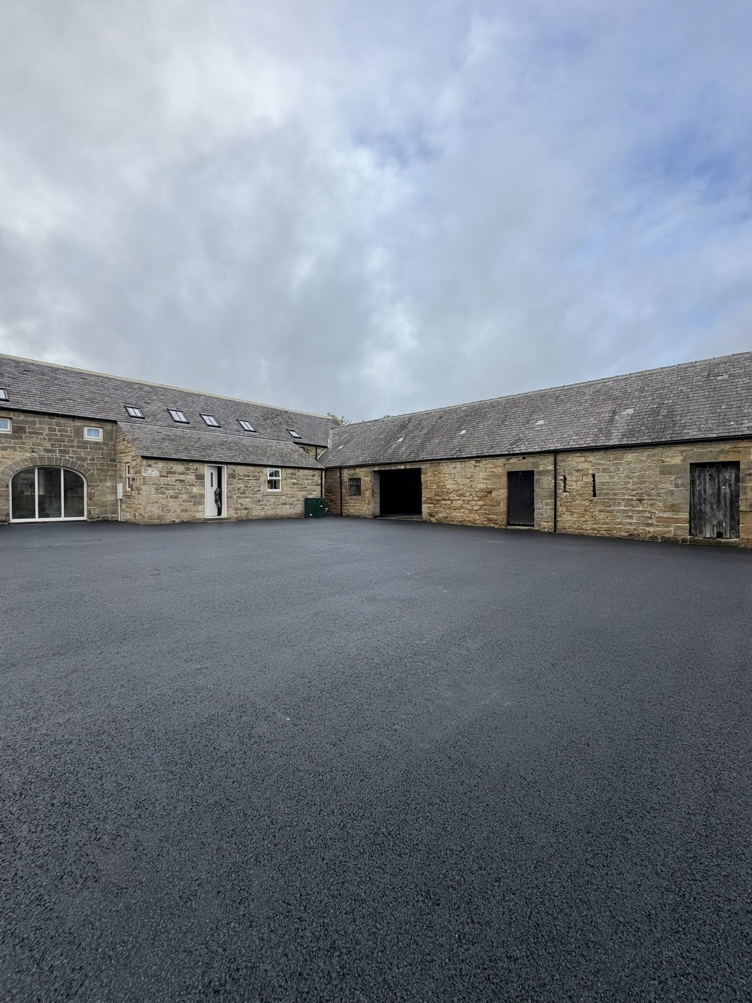 Road Surface Works for Barn Conversion - Northumberland