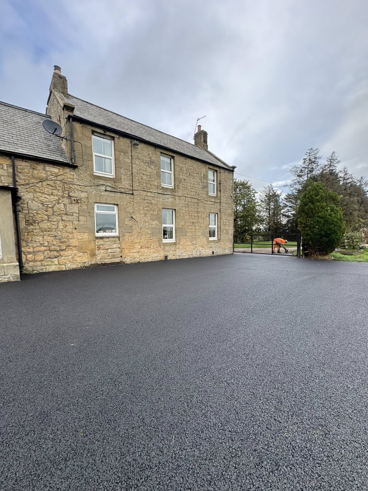 Road Surface Works for Barn Conversion - Northumberland