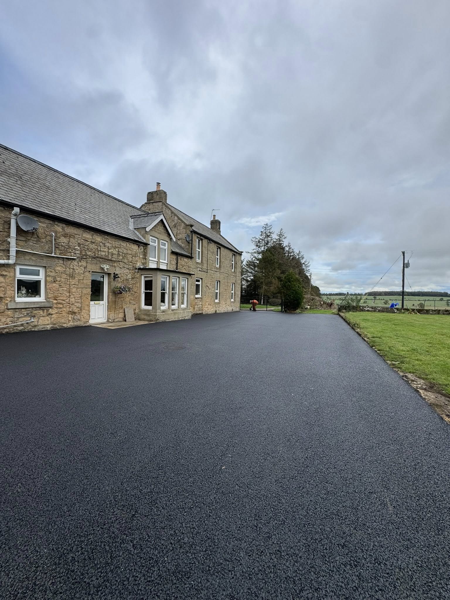 Road Surface Works for Barn Conversion - Northumberland