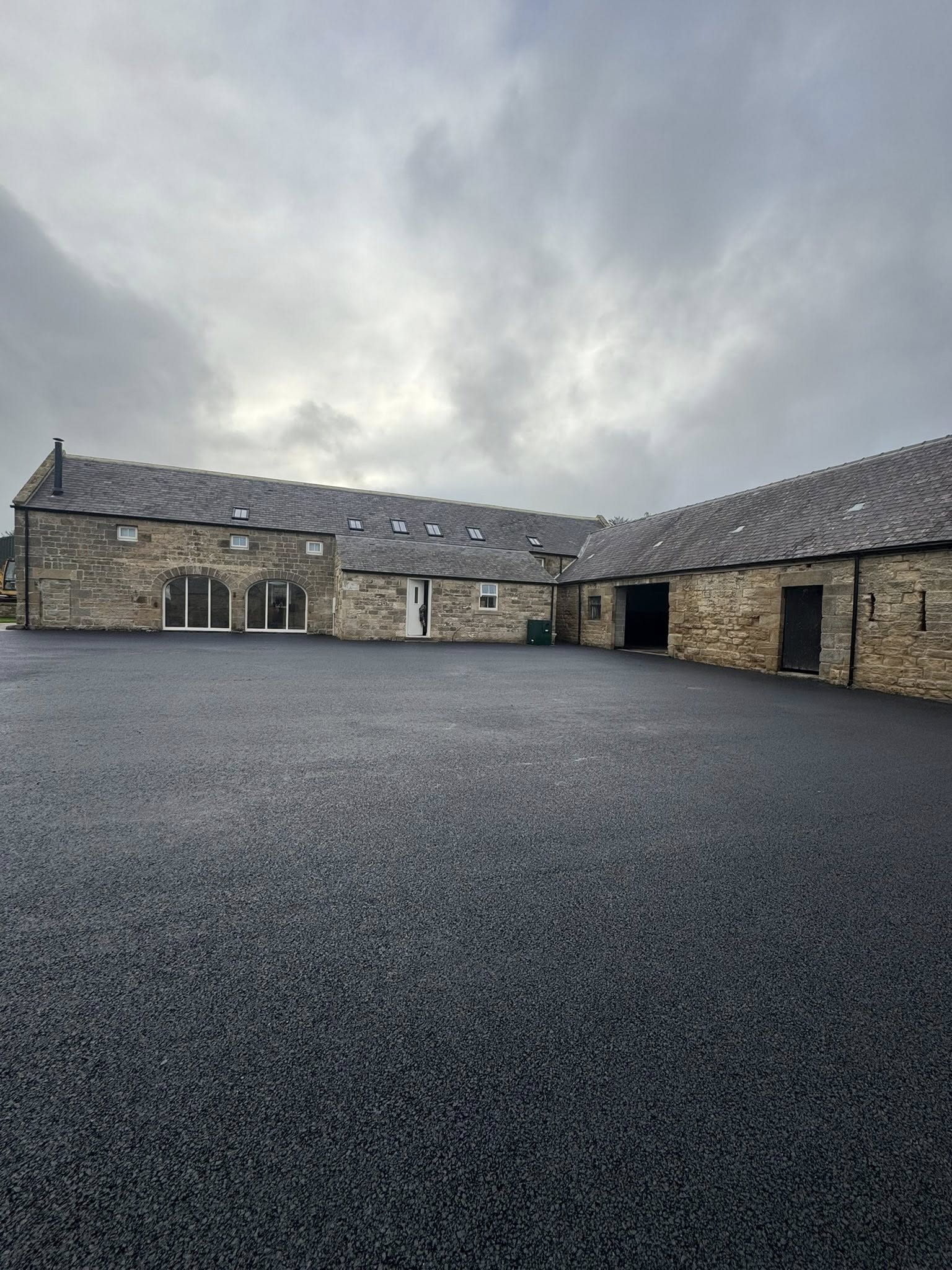 Road Surface Works for Barn Conversion - Northumberland