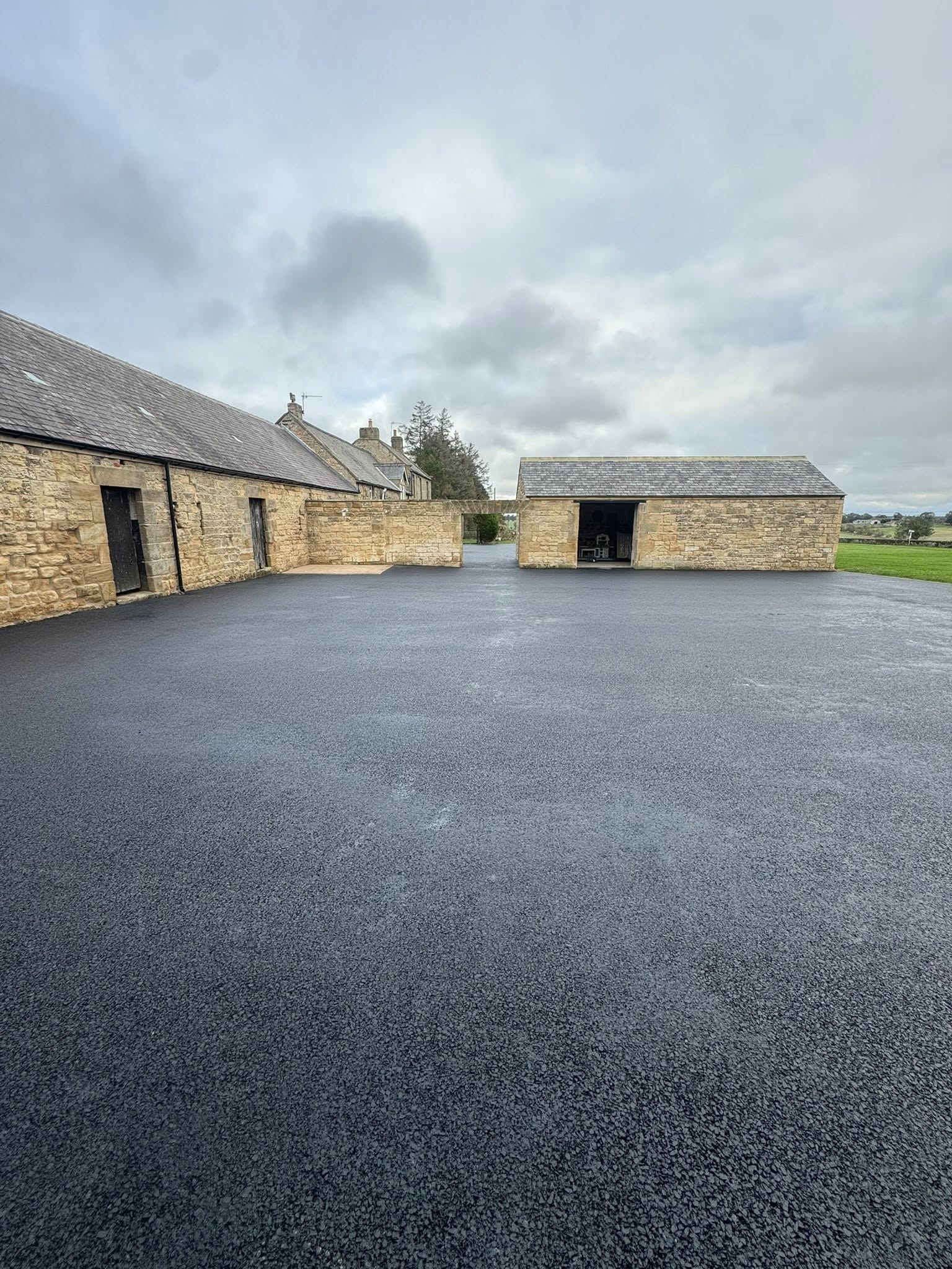 Road Surface Works for Barn Conversion - Northumberland