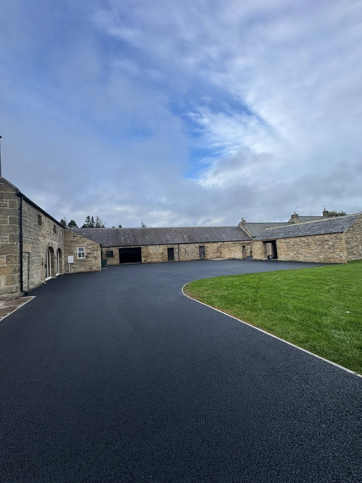 Road Surface Works for Barn Conversion - Northumberland